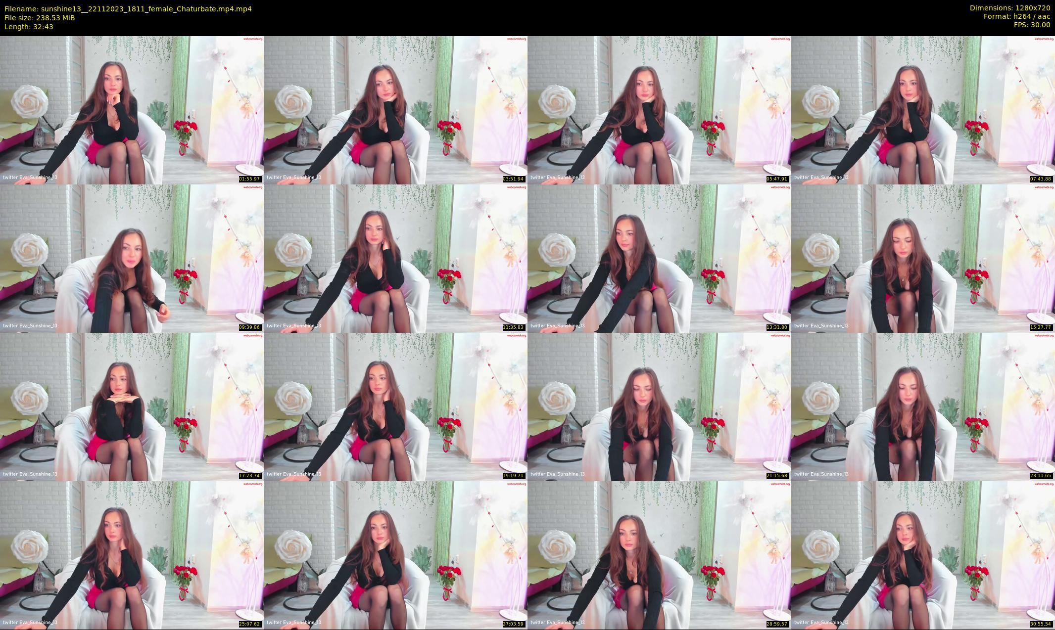 sunshine13_ — 33 minute Chaturbate female cam show recording, 720p, Nov 22, 2023