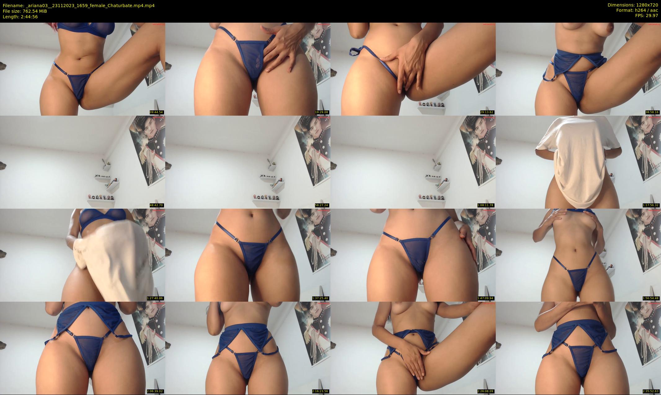 _ariana03_ — 165 minute Chaturbate female cam show recording, 720p, Nov 23, 2023
