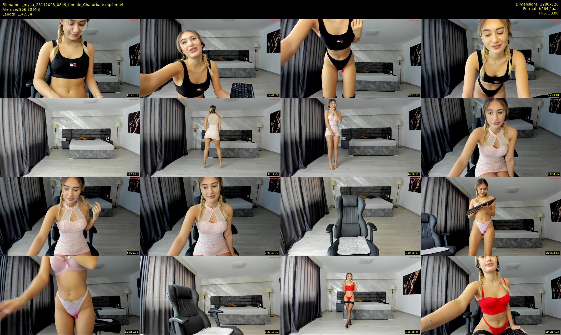 _myaa — 108 minute Chaturbate female cam show recording, 720p, Nov 23, 2023