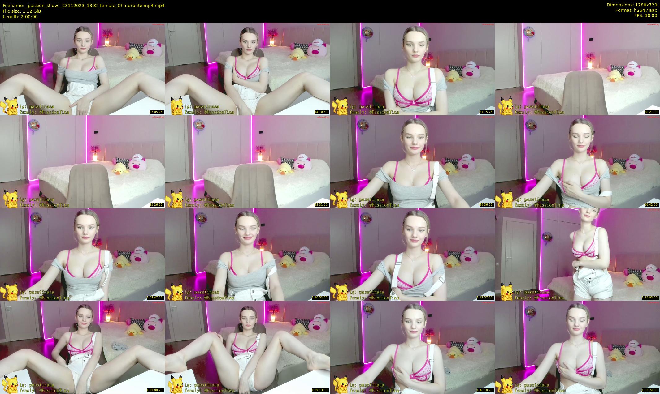_passion_show_ — 120 minute Chaturbate couple cam show recording, 720p, Nov 23, 2023