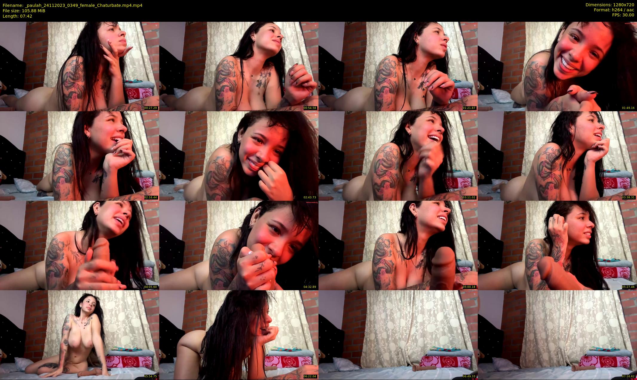 _paulah — 8 minute Chaturbate female cam show recording, 720p, Nov 24, 2023