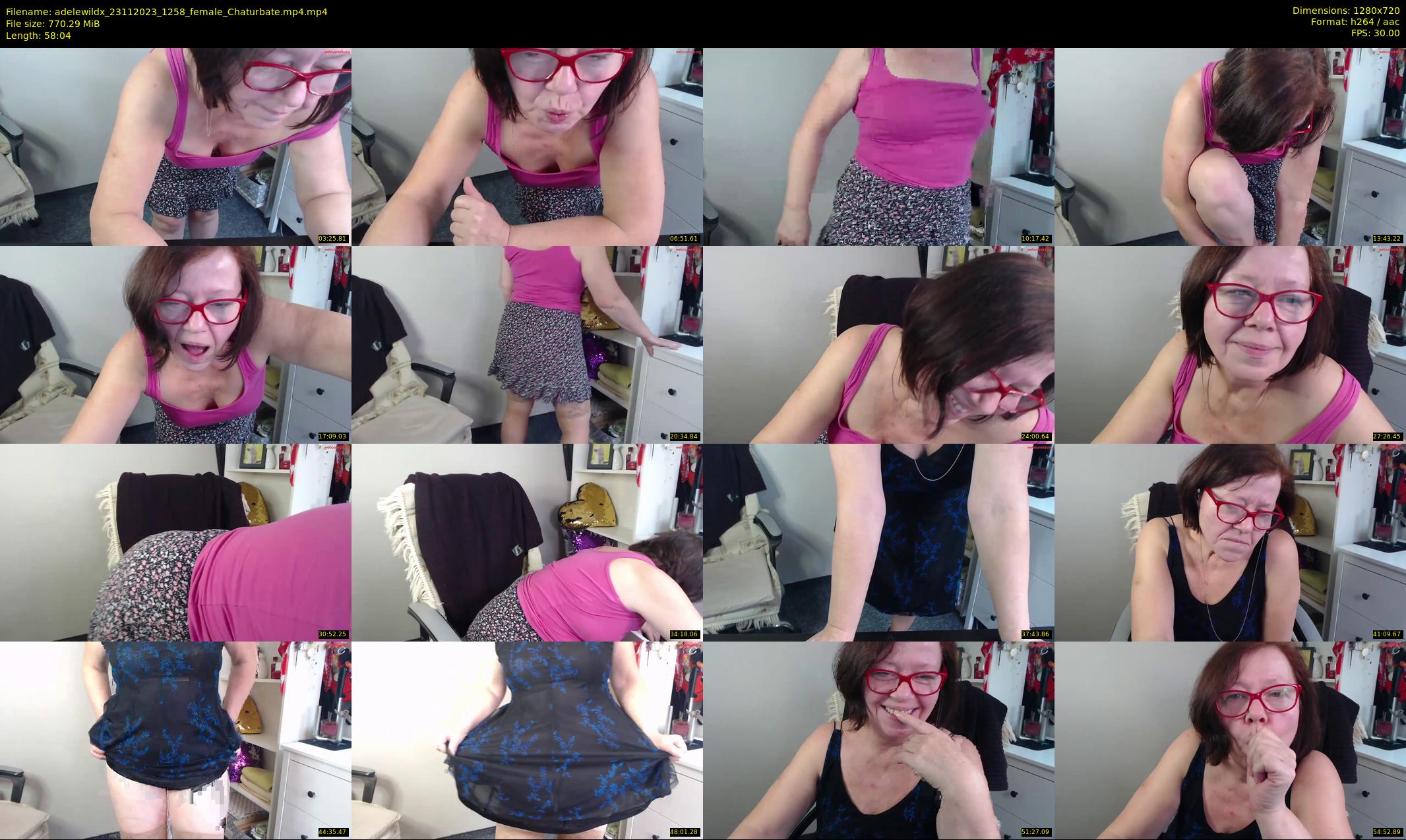 adelewildx — 59 minute Chaturbate female cam show recording, 720p, Nov 23, 2023