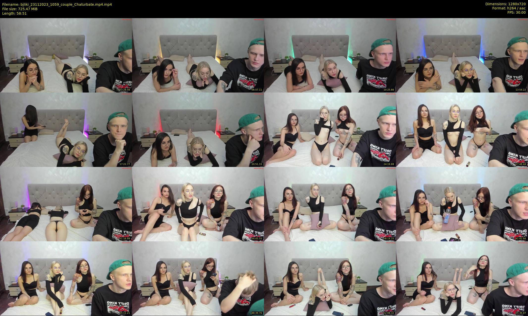 bjliki — 59 minute Chaturbate couple cam show recording, 720p, Nov 23, 2023