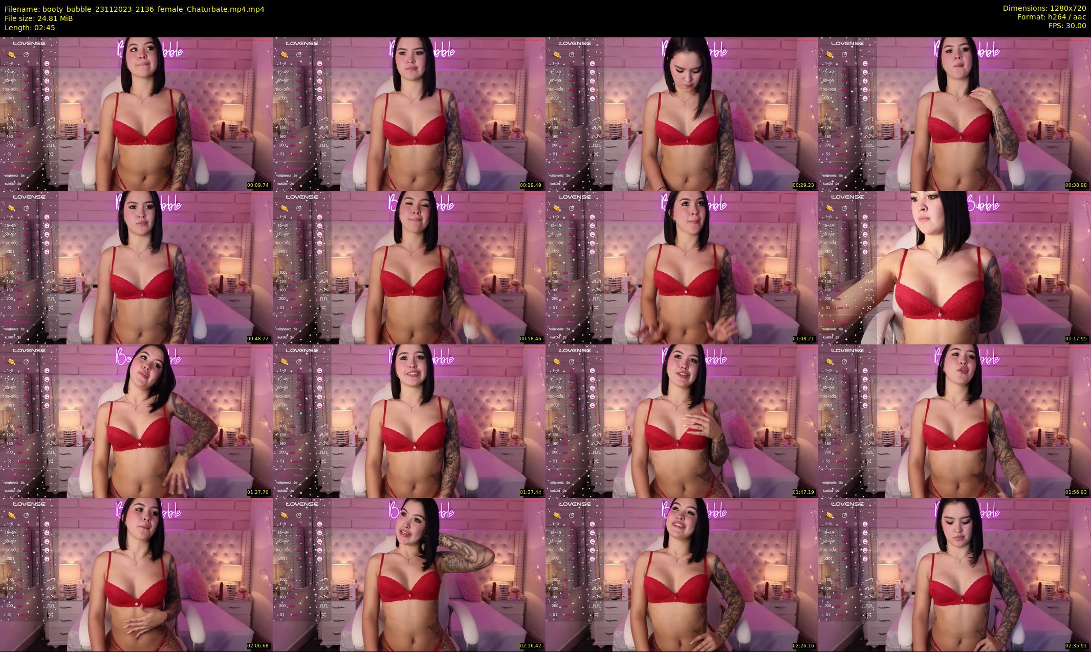 booty_bubble — 3 minute Chaturbate female cam show recording, 720p, Nov 23, 2023