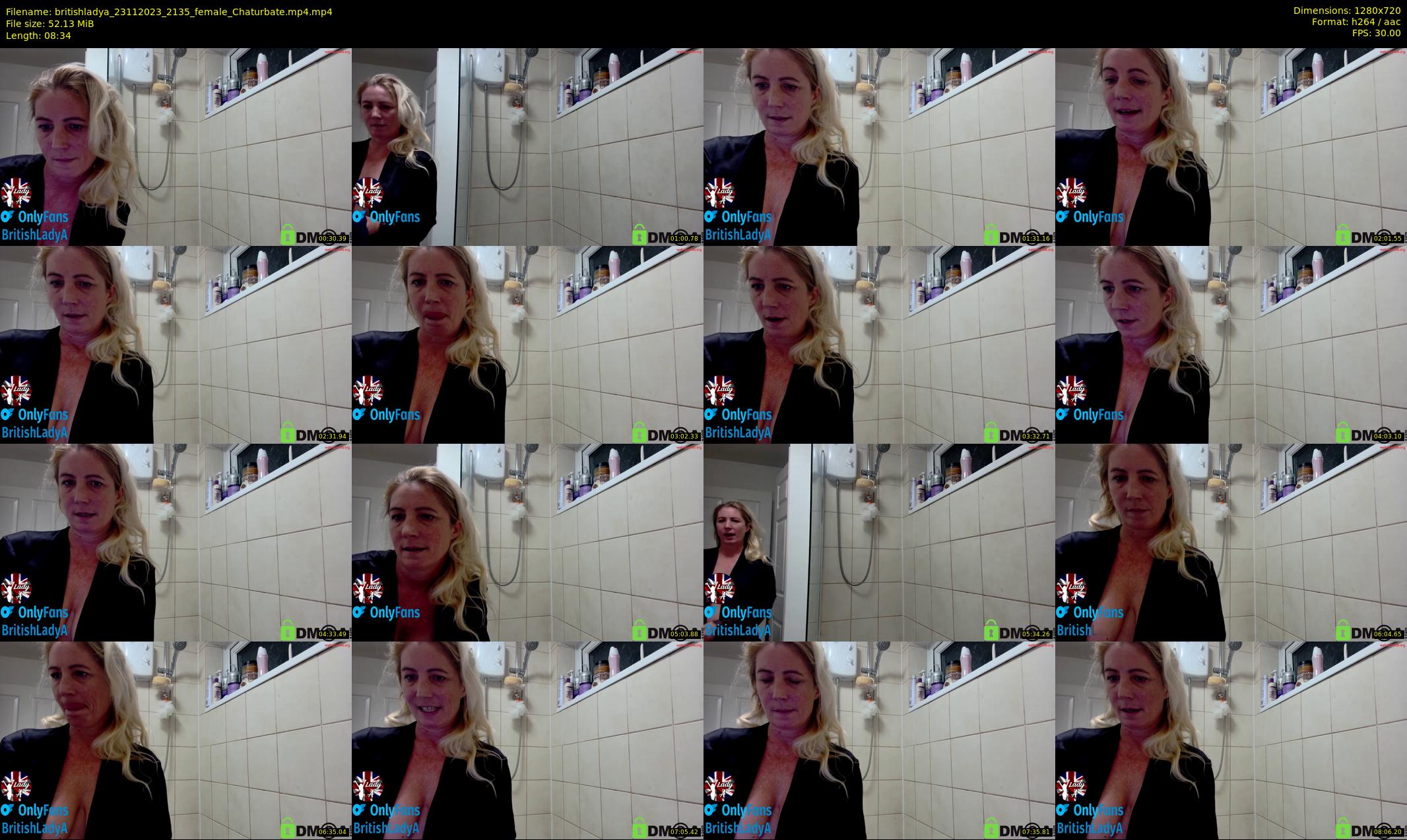 britishladya — 9 minute Chaturbate female cam show recording, 720p, Nov 23, 2023