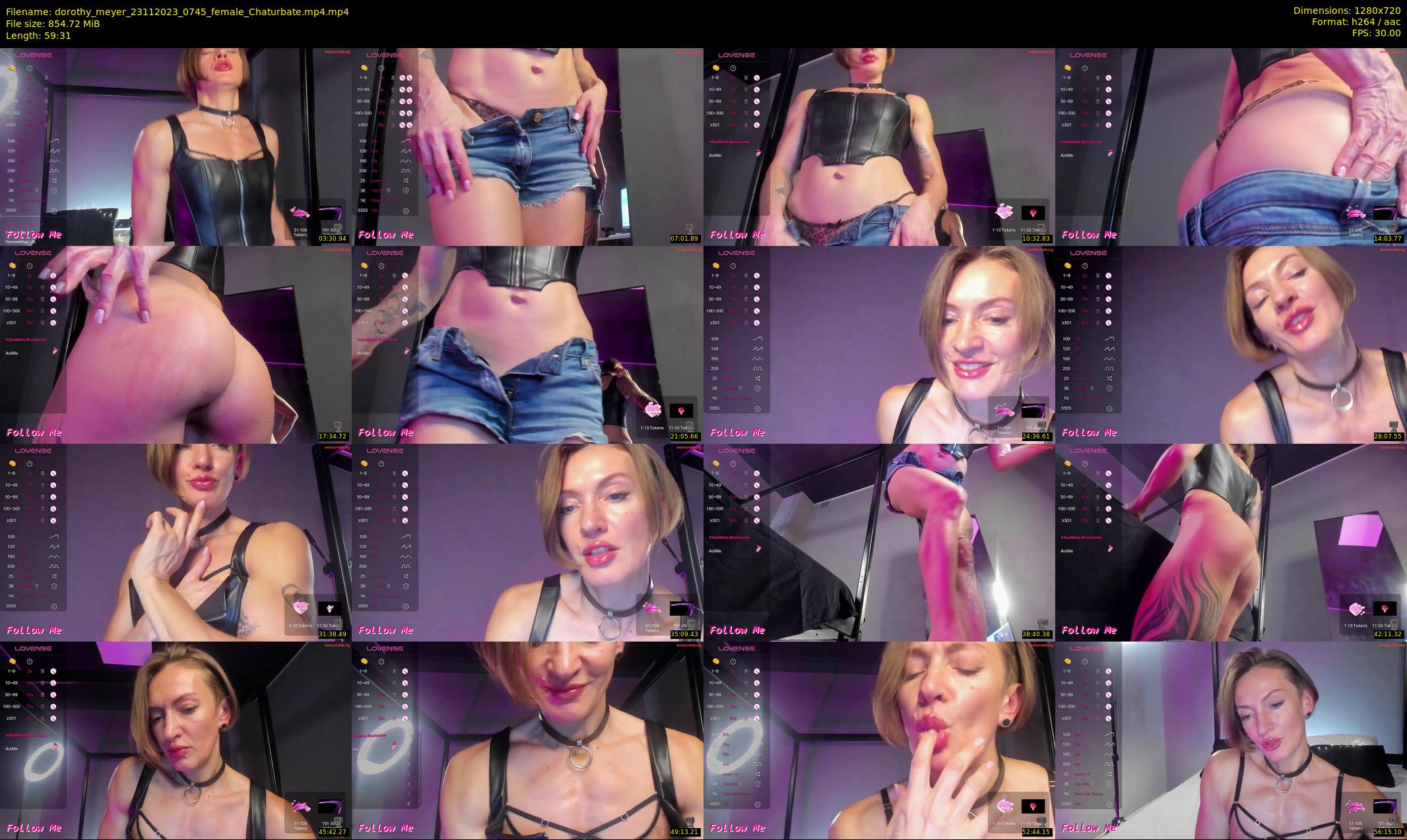 dorothy_meyer — 60 minute Chaturbate female cam show recording, 720p, Nov 23, 2023