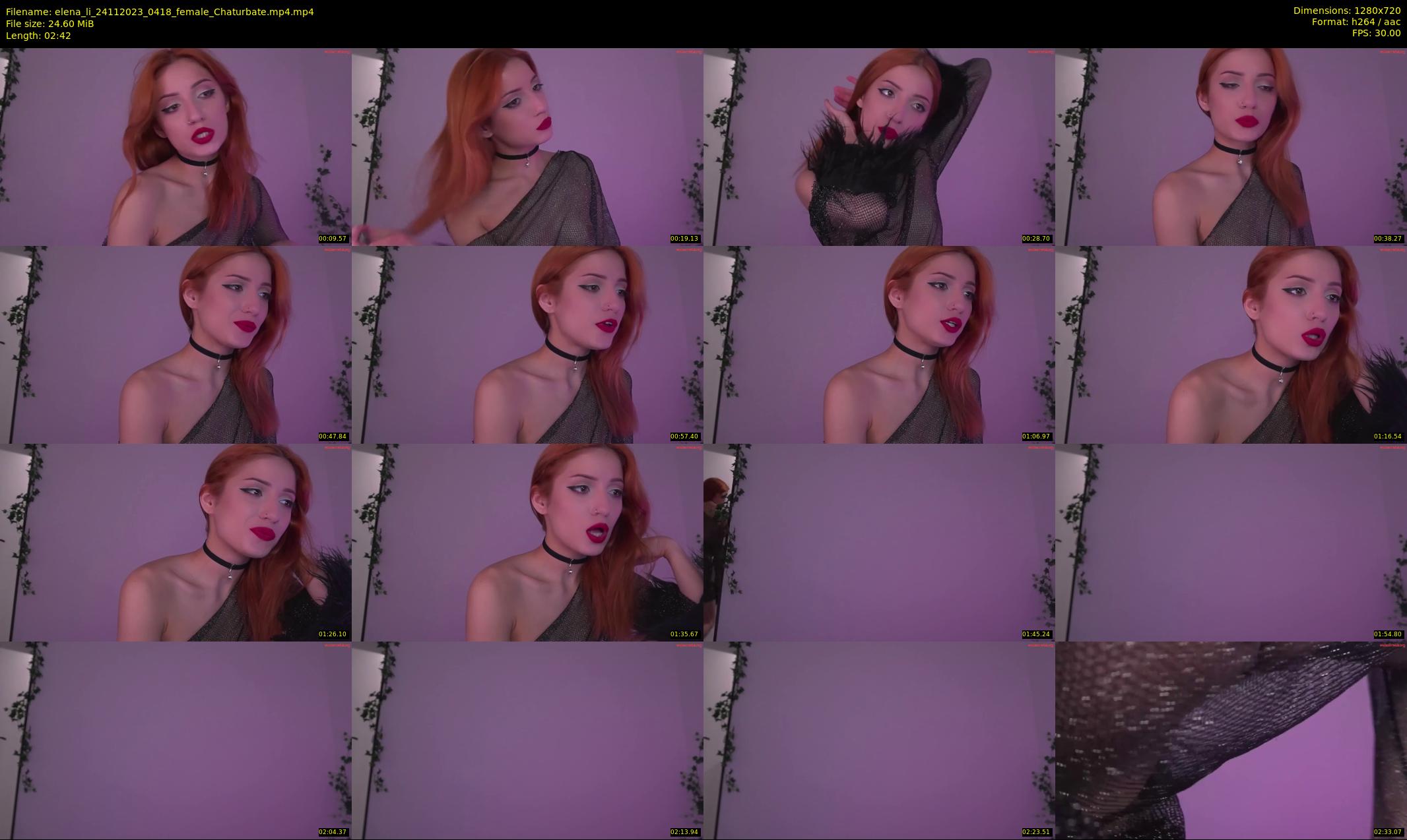 elena_li — 3 minute Chaturbate female cam show recording, 720p, Nov 24, 2023
