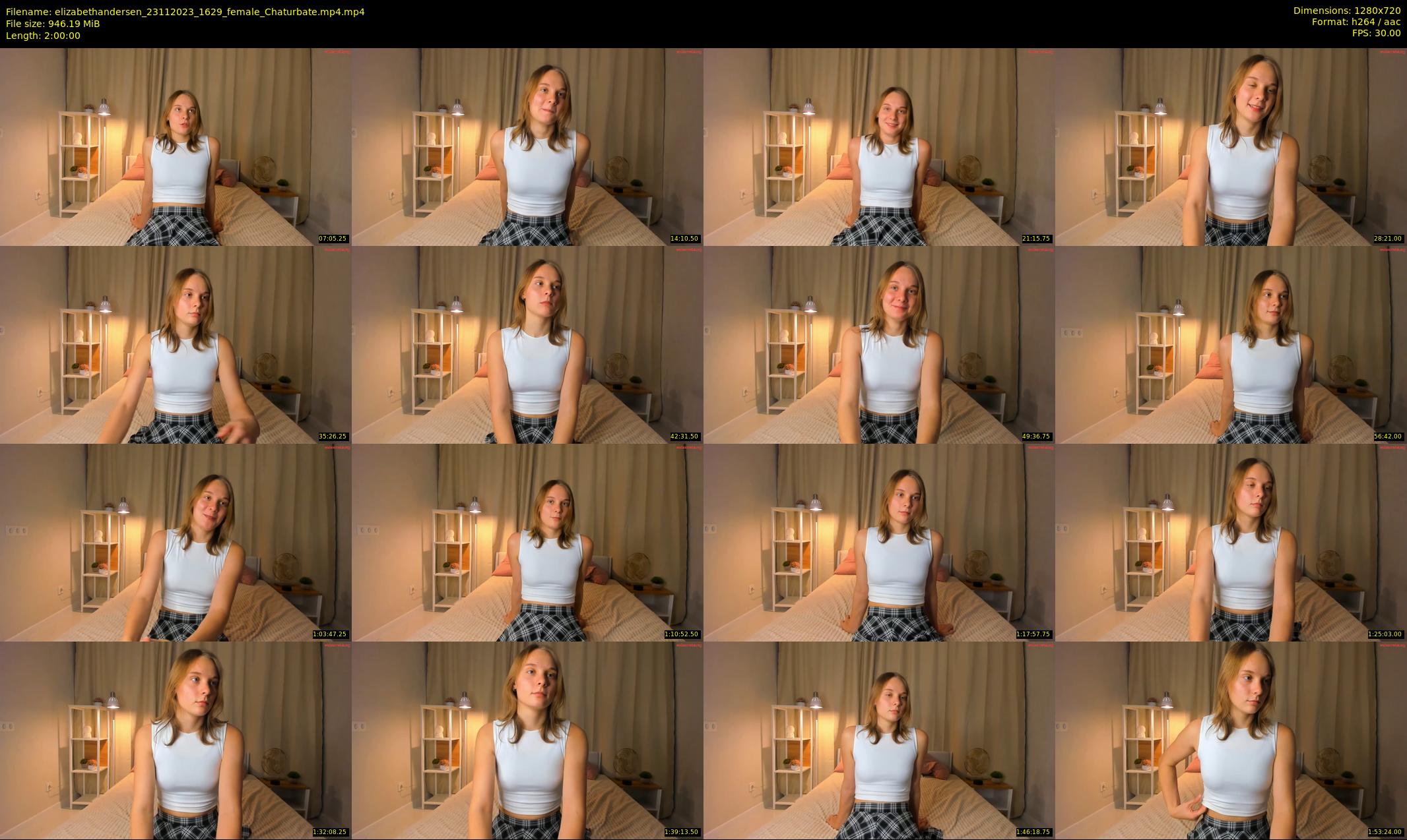 elizabethandersen — 120 minute Chaturbate female cam show recording, 720p, Nov 23, 2023