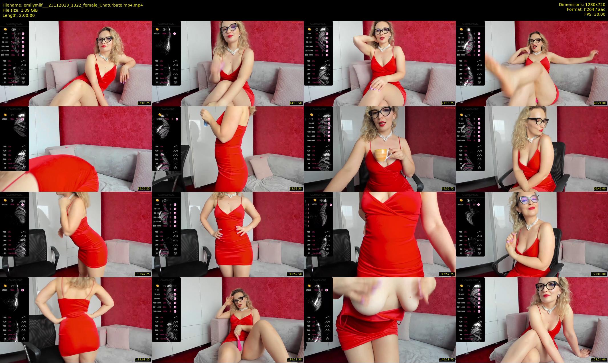 emilymilf__ — 120 minute Chaturbate female cam show recording, 720p, Nov 23, 2023