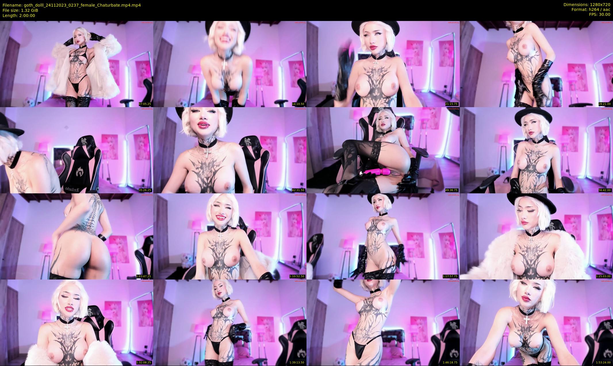 goth_dolll — 120 minute Chaturbate female cam show recording, 720p, Nov 24, 2023