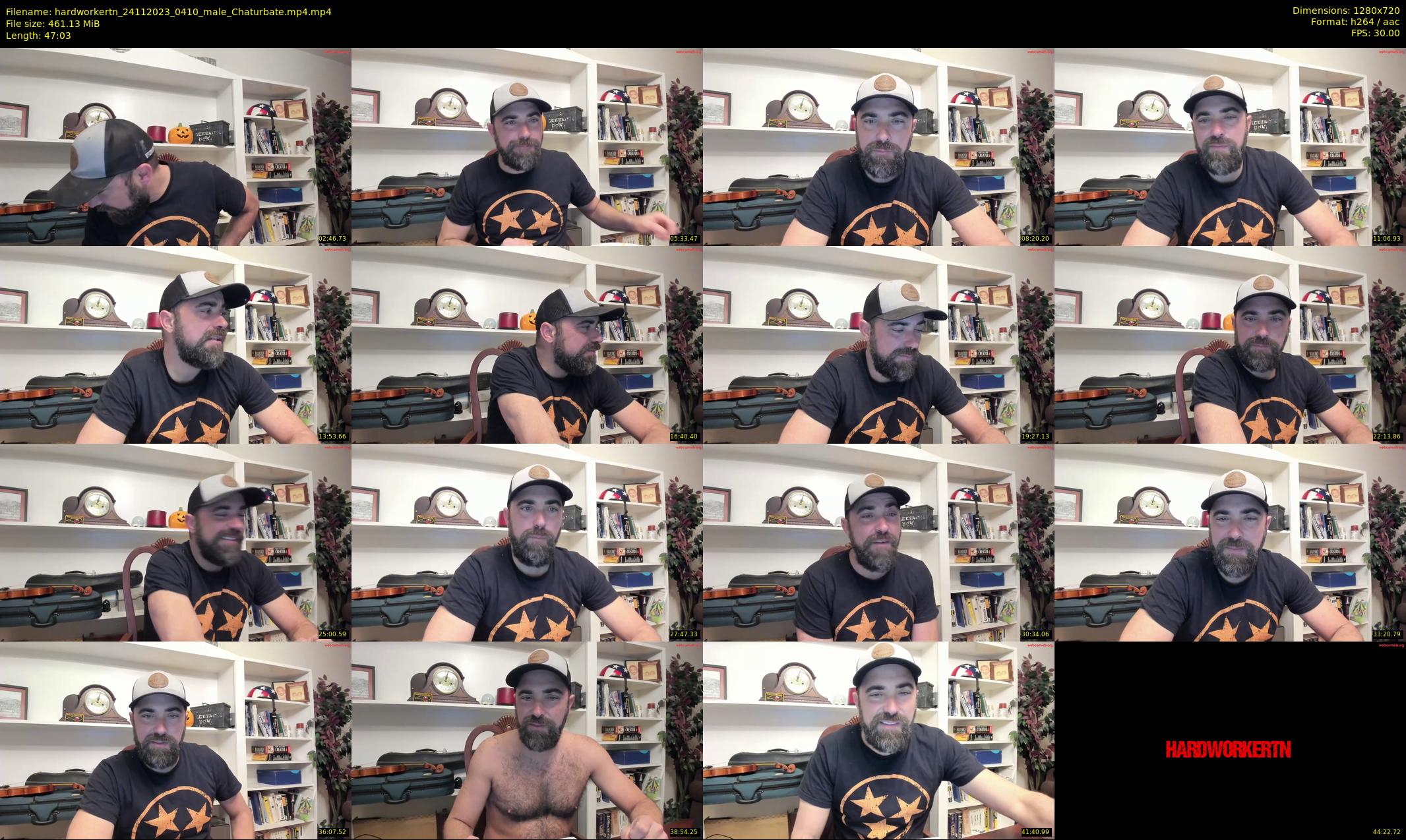 hardworkertn — 48 minute Chaturbate male cam show recording, 720p, Nov 24, 2023