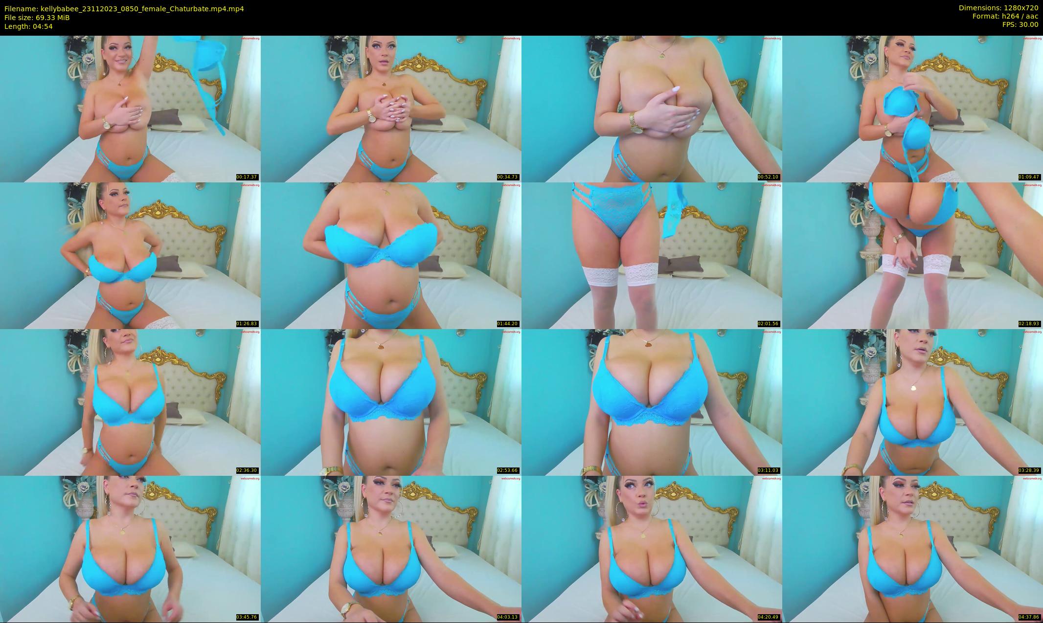 kellybabee — 5 minute Chaturbate female cam show recording, 720p, Nov 23, 2023