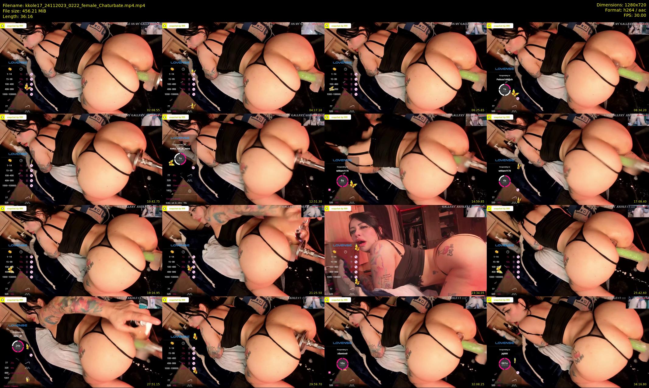 kkole17 — 37 minute Chaturbate female cam show recording, 720p, Nov 24, 2023