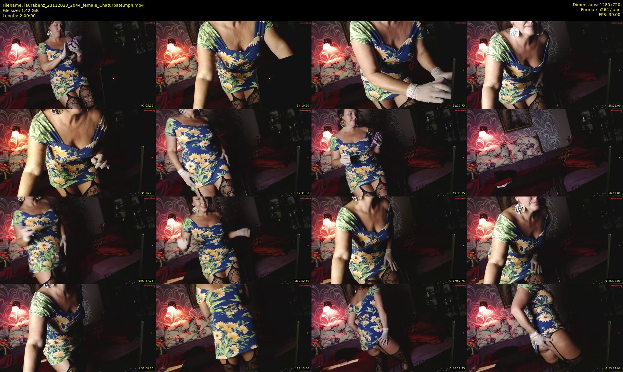 laurabenz — 120 minute Chaturbate female cam show recording, 720p, Nov 23, 2023