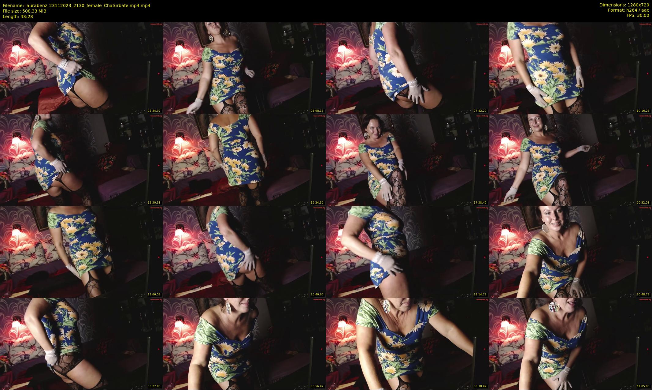laurabenz — 44 minute Chaturbate female cam show recording, 720p, Nov 23, 2023