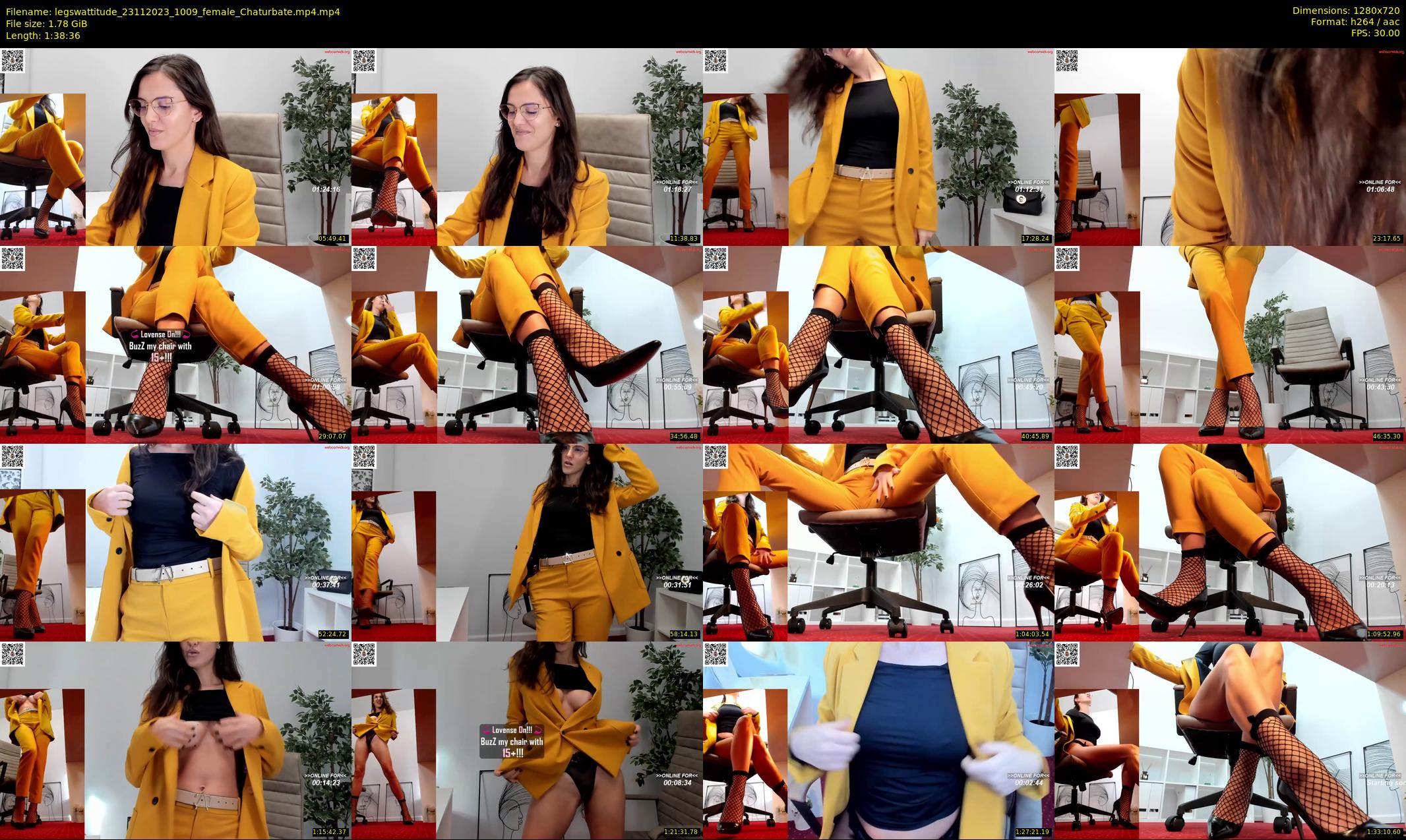 legswattitude — 99 minute Chaturbate female cam show recording, 720p, Nov 23, 2023