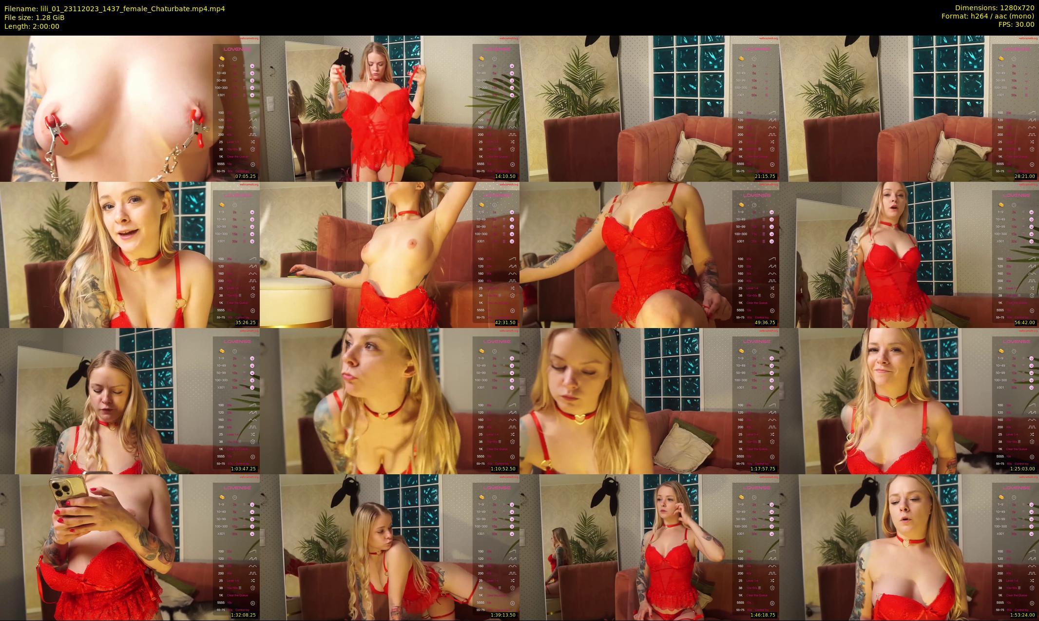 lili_01 — 120 minute Chaturbate female cam show recording, 720p, Nov 23, 2023
