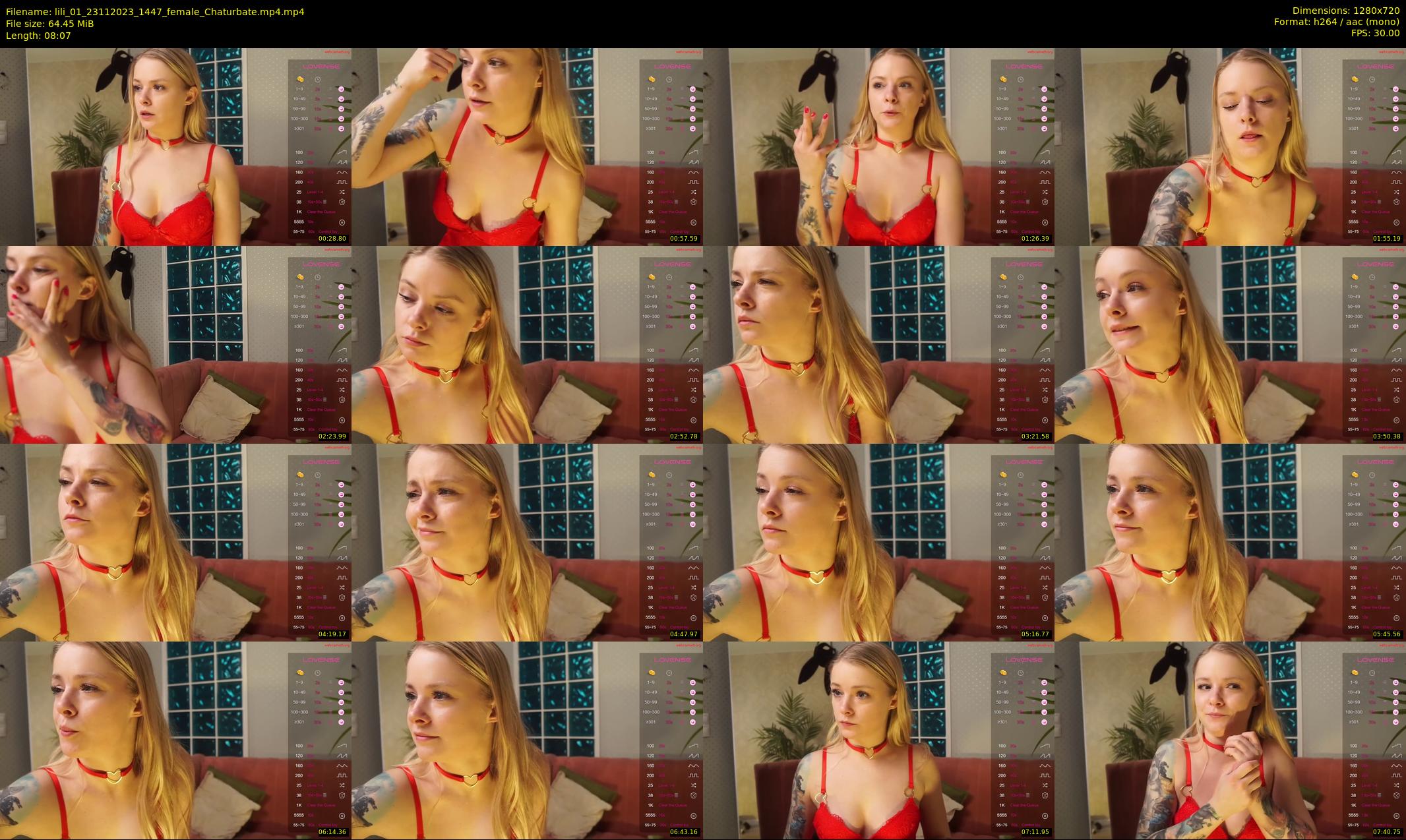 lili_01 — 9 minute Chaturbate female cam show recording, 720p, Nov 23, 2023