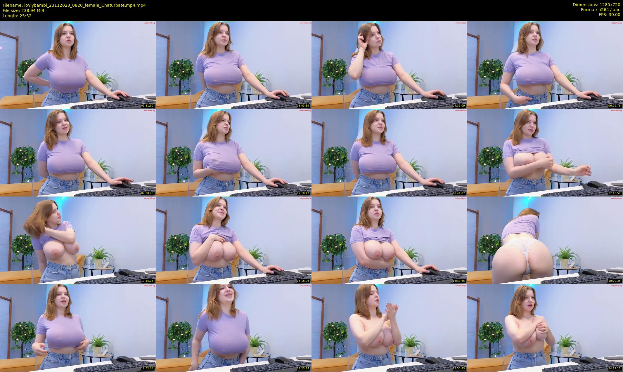 lovlybambi — 26 minute Chaturbate female cam show recording, 720p, Nov 23, 2023