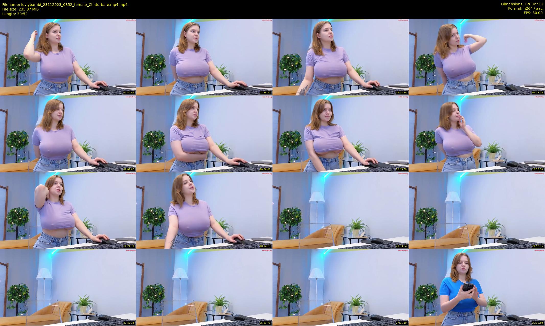lovlybambi — 31 minute Chaturbate female cam show recording, 720p, Nov 23, 2023