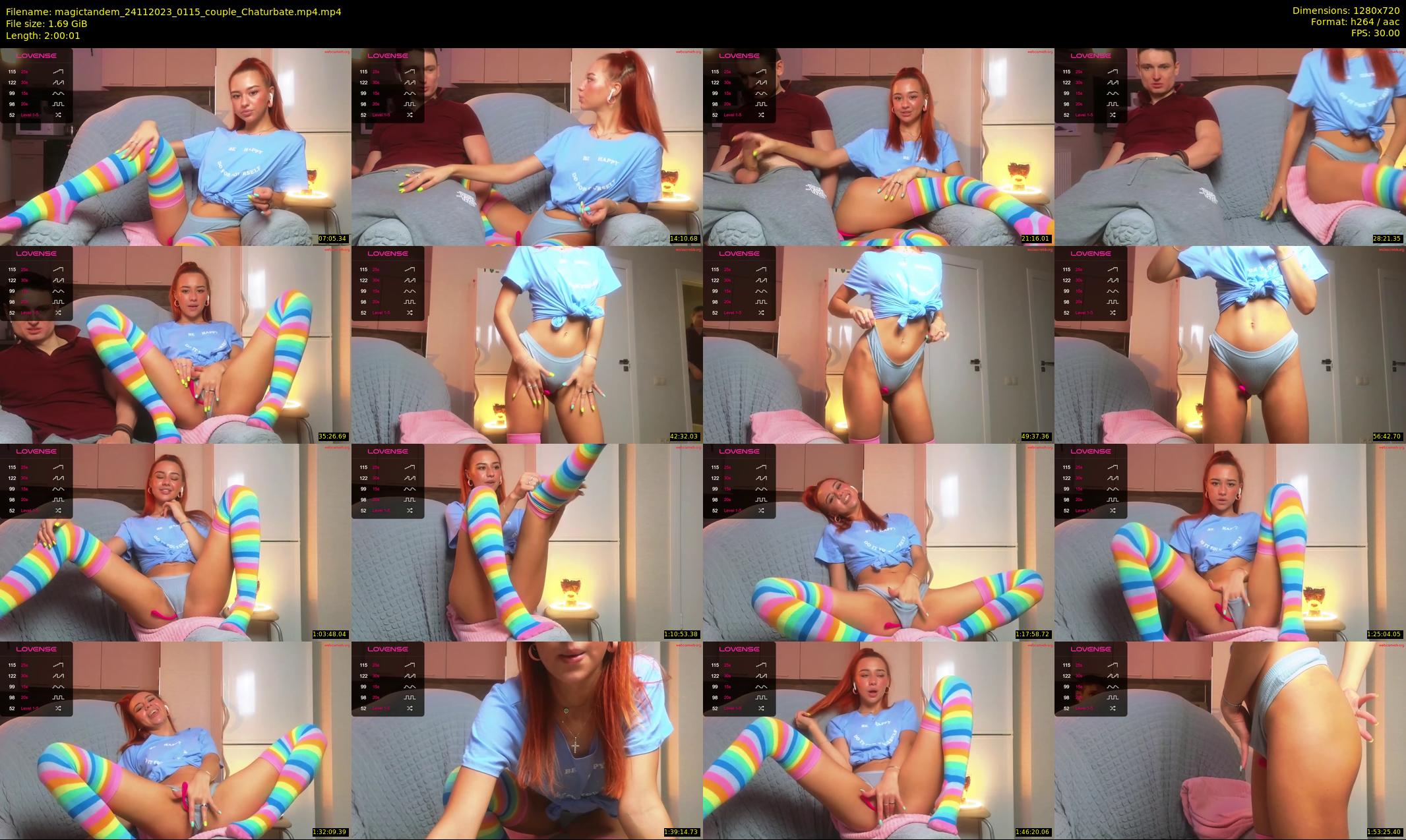 magictandem — 121 minute Chaturbate couple cam show recording, 720p, Nov 24, 2023