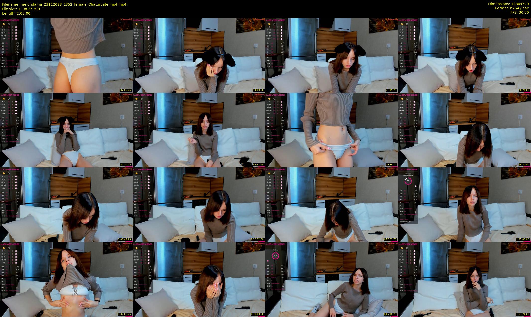 melondama — 120 minute Chaturbate female cam show recording, 720p, Nov 23, 2023