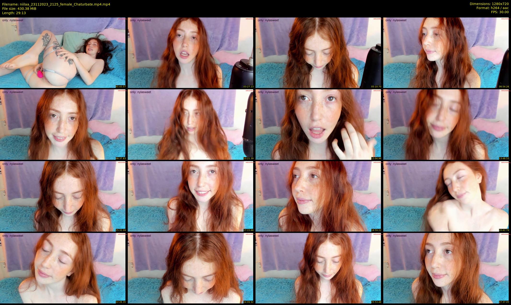 niilaa — 30 minute Chaturbate female cam show recording, 720p, Nov 23, 2023
