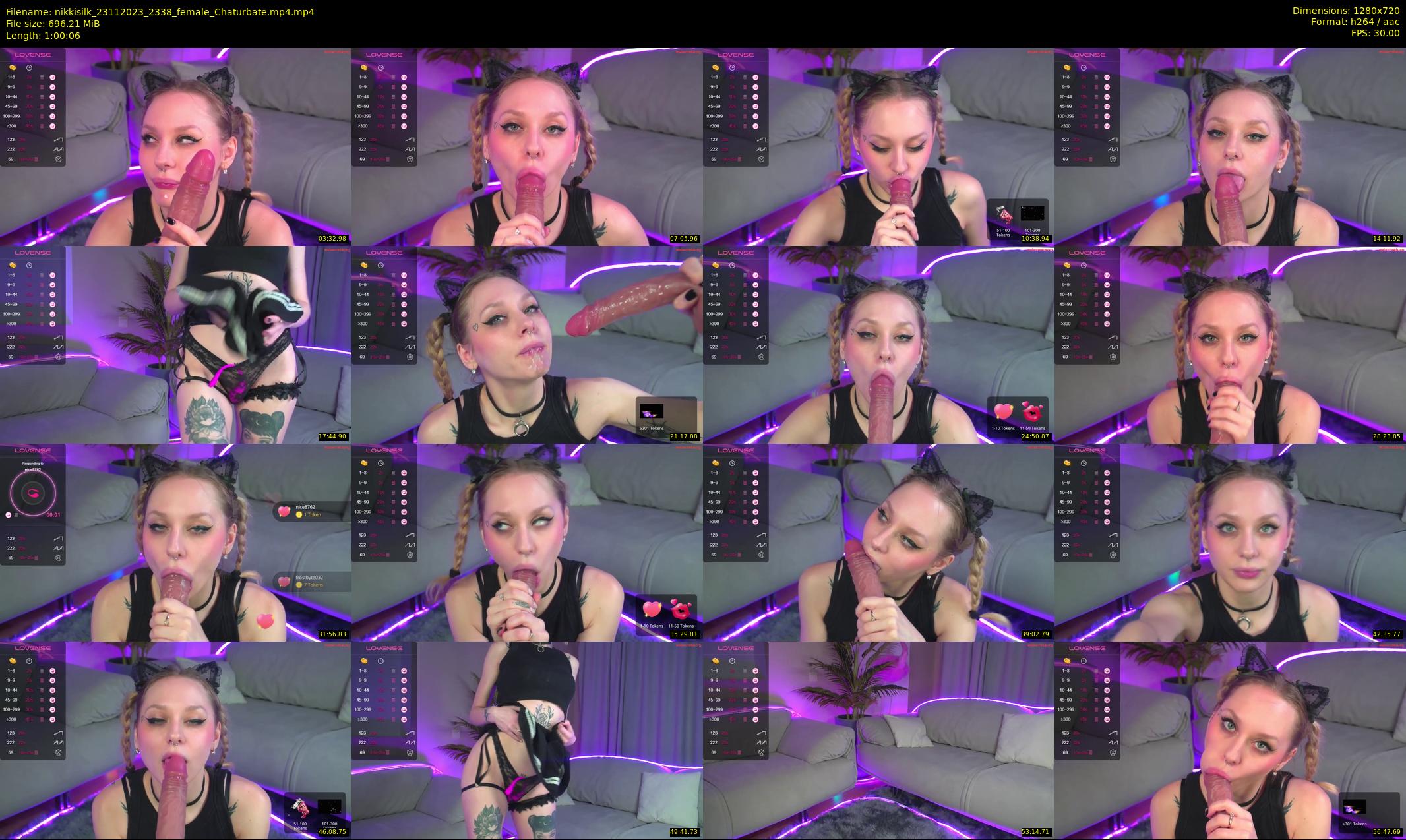 nikkisilk — 61 minute Chaturbate female cam show recording, 720p, Nov 23, 2023