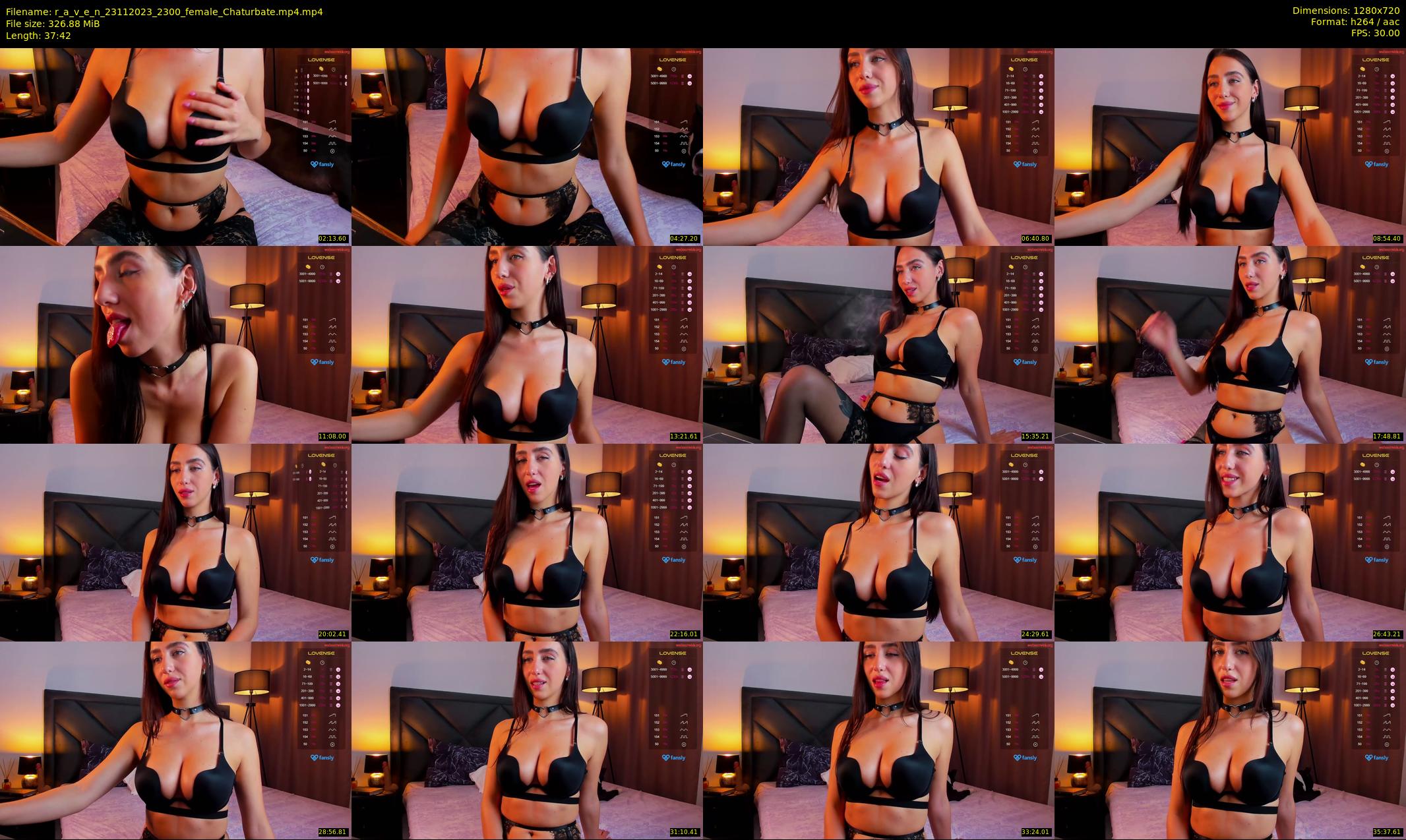 r_a_v_e_n — 38 minute Chaturbate female cam show recording, 720p, Nov 23, 2023