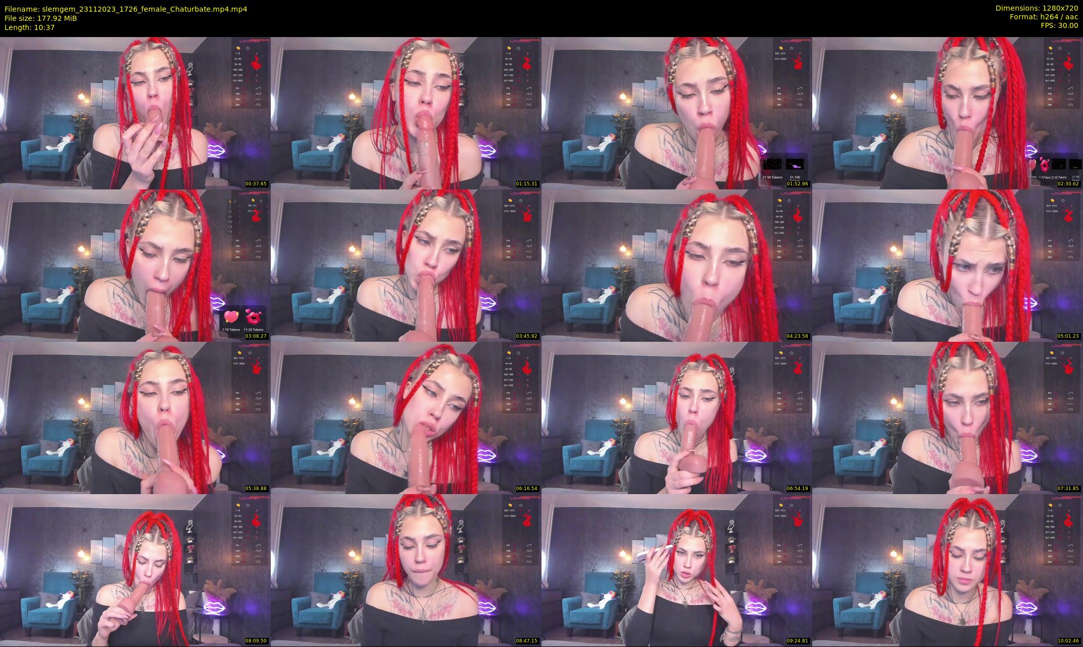 slemgem — 11 minute Chaturbate couple cam show recording, 720p, Nov 23, 2023