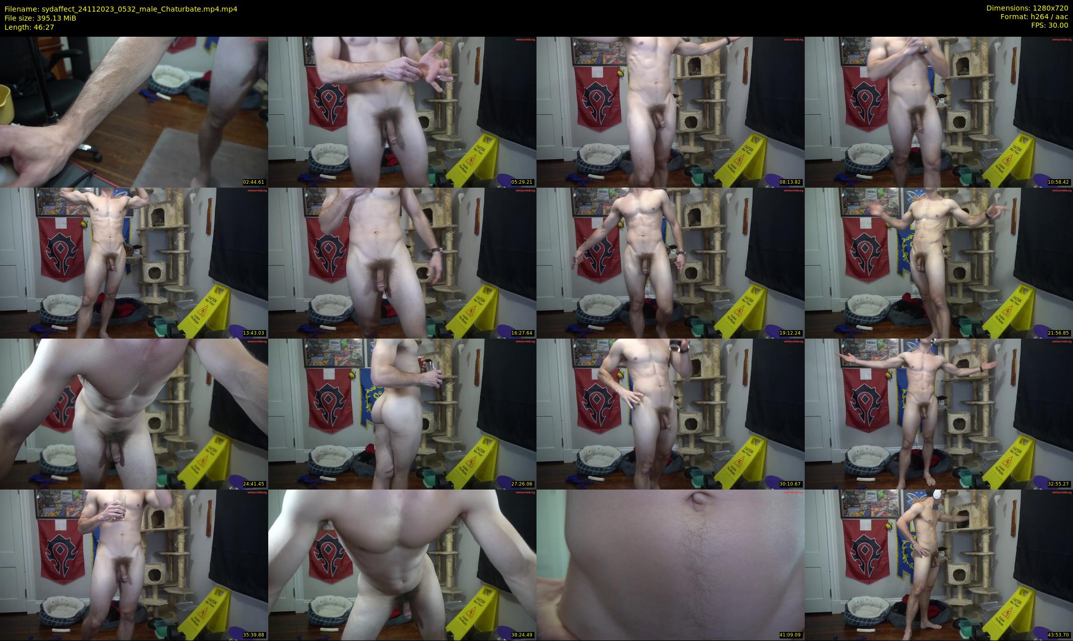 sydaffect — 47 minute Chaturbate male cam show recording, 720p, Nov 24, 2023