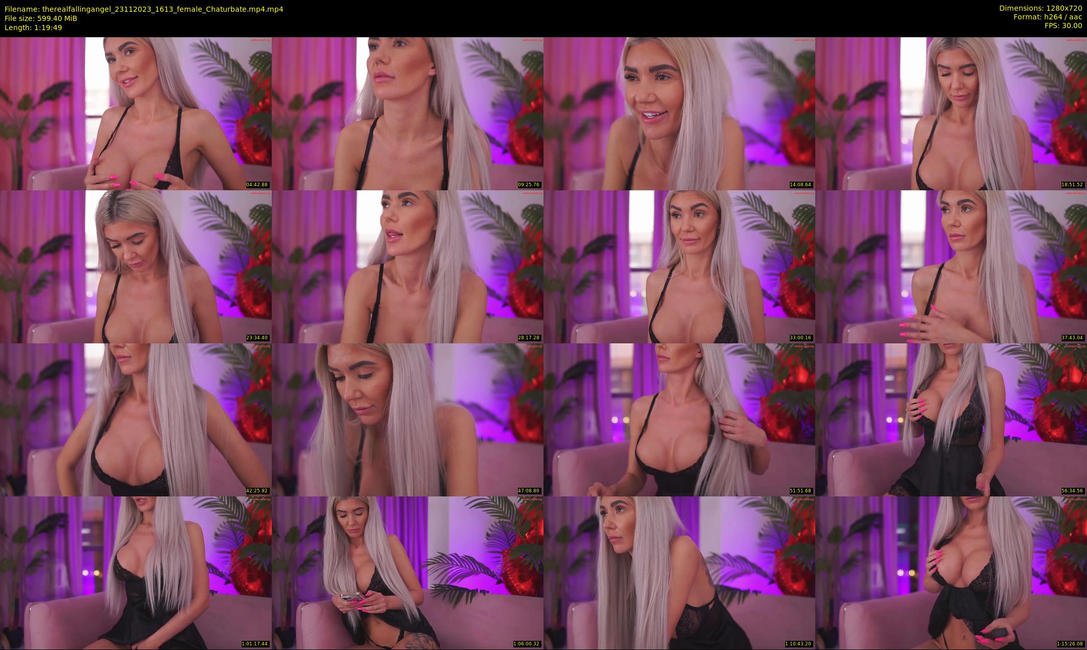 therealfallingangel — 80 minute Chaturbate female cam show recording, 720p, Nov 23, 2023