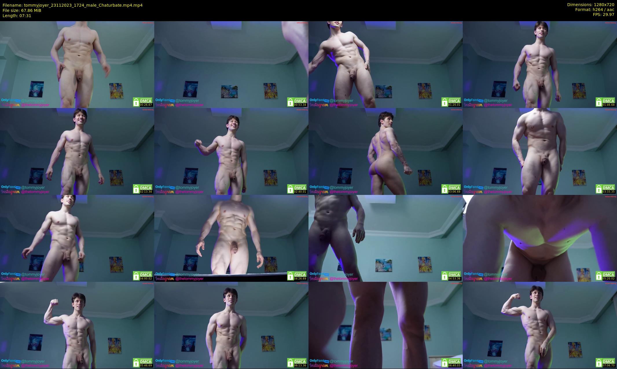 tommyjoyer — 8 minute Chaturbate male cam show recording, 720p, Nov 23, 2023