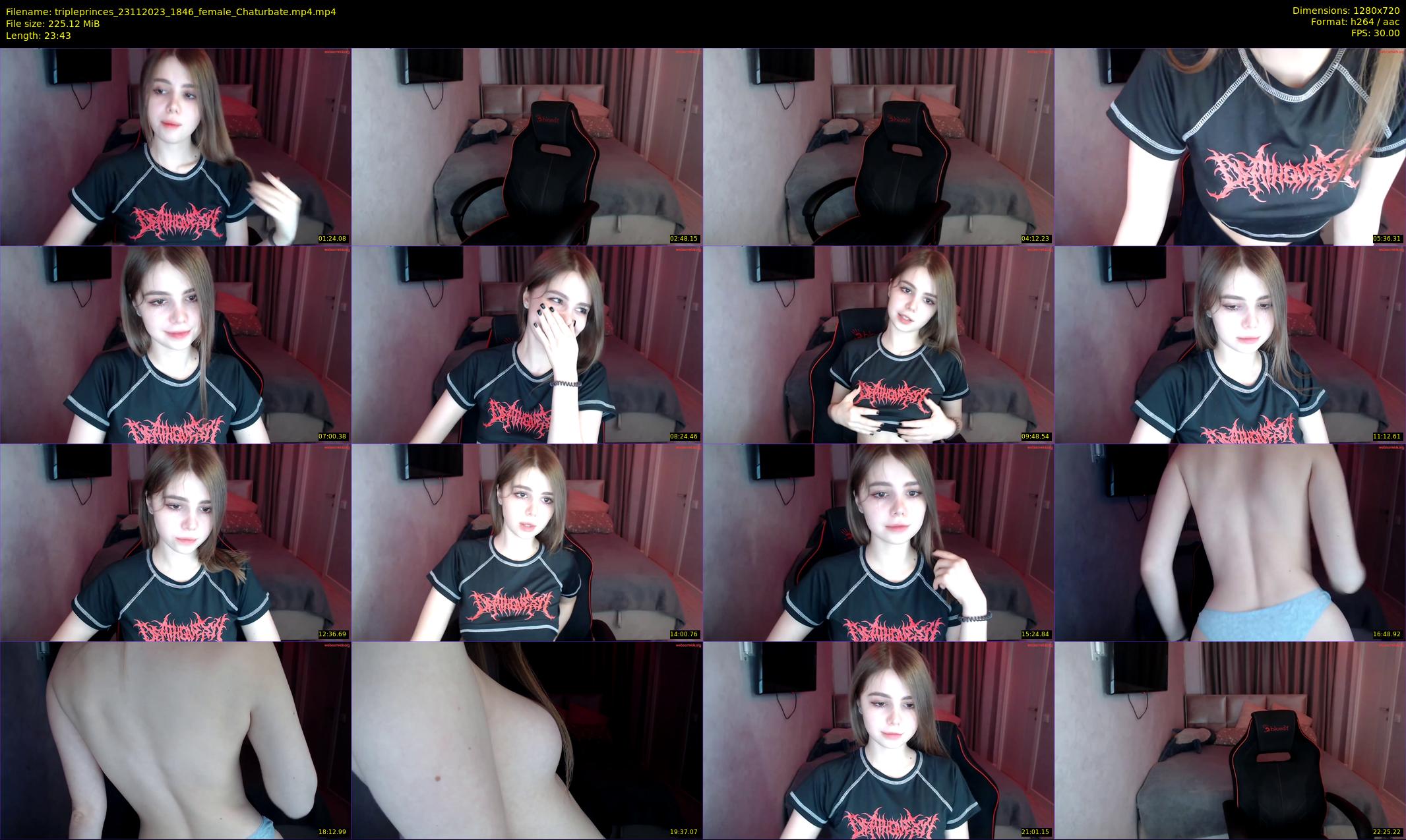 tripleprinces — 24 minute Chaturbate female cam show recording, 720p, Nov 23, 2023