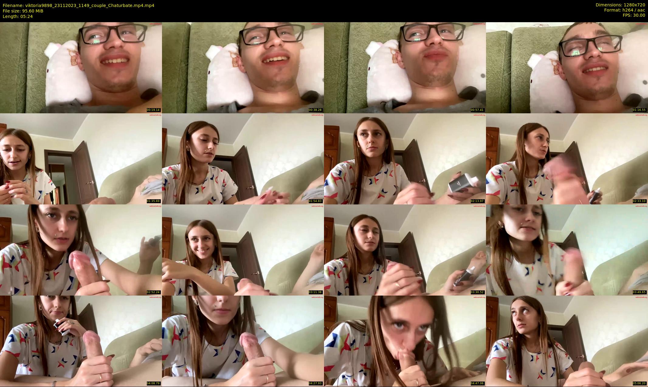 viktoria9898 — 6 minute Chaturbate couple cam show recording, 720p, Nov 23, 2023