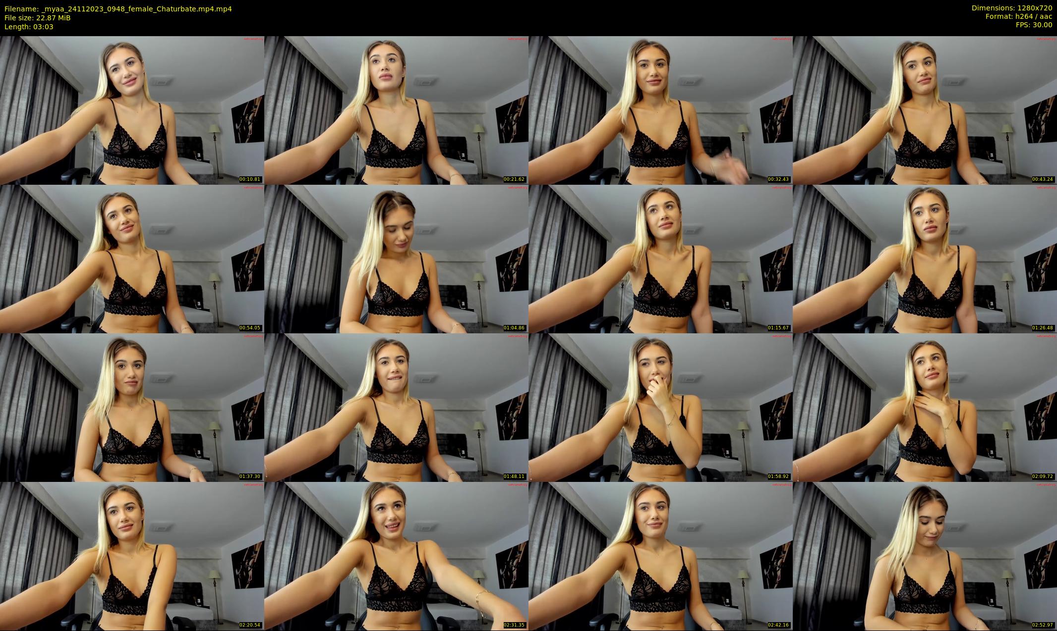 _myaa — 4 minute Chaturbate female cam show recording, 720p, Nov 24, 2023