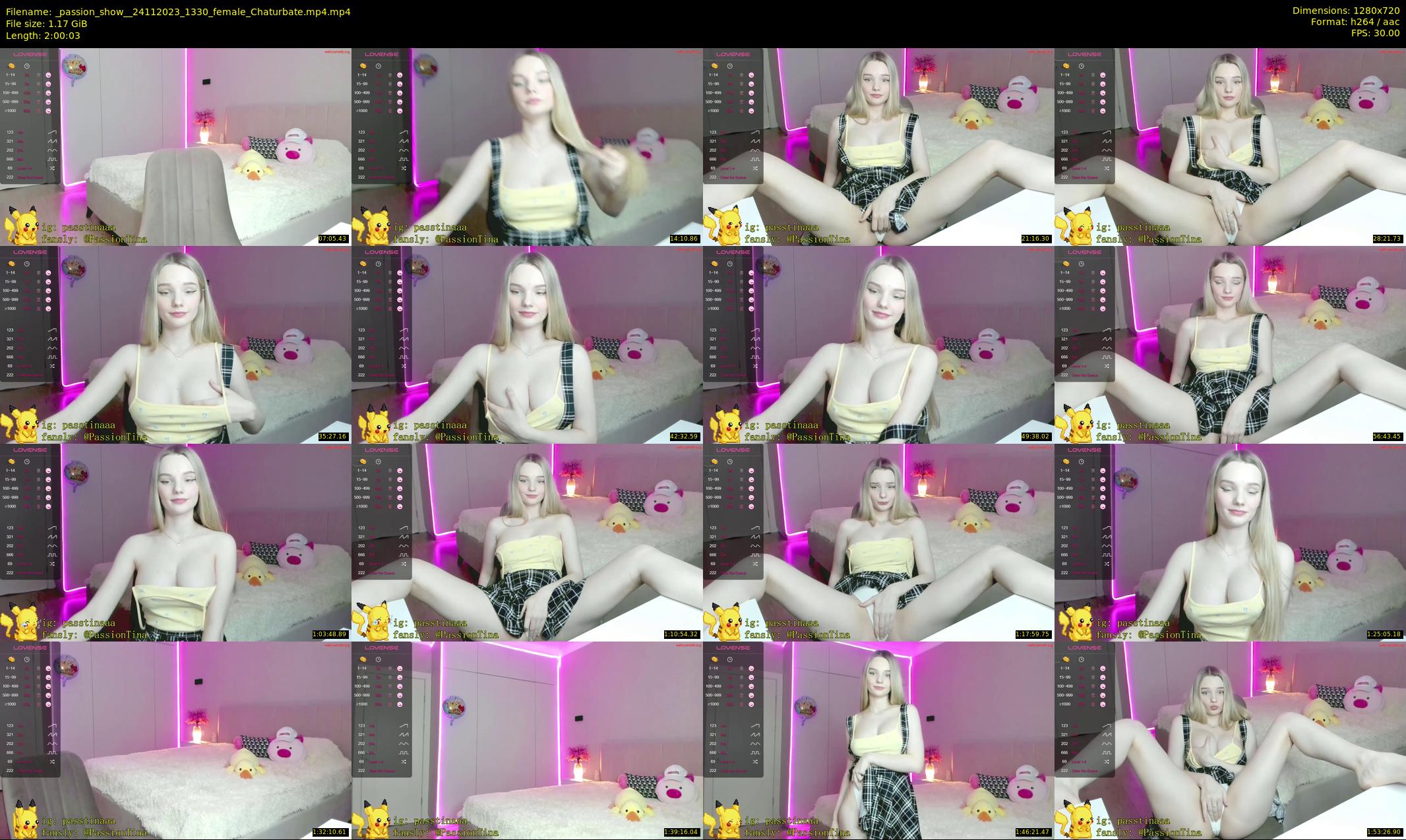 _passion_show_ — 121 minute Chaturbate couple cam show recording, 720p, Nov 24, 2023