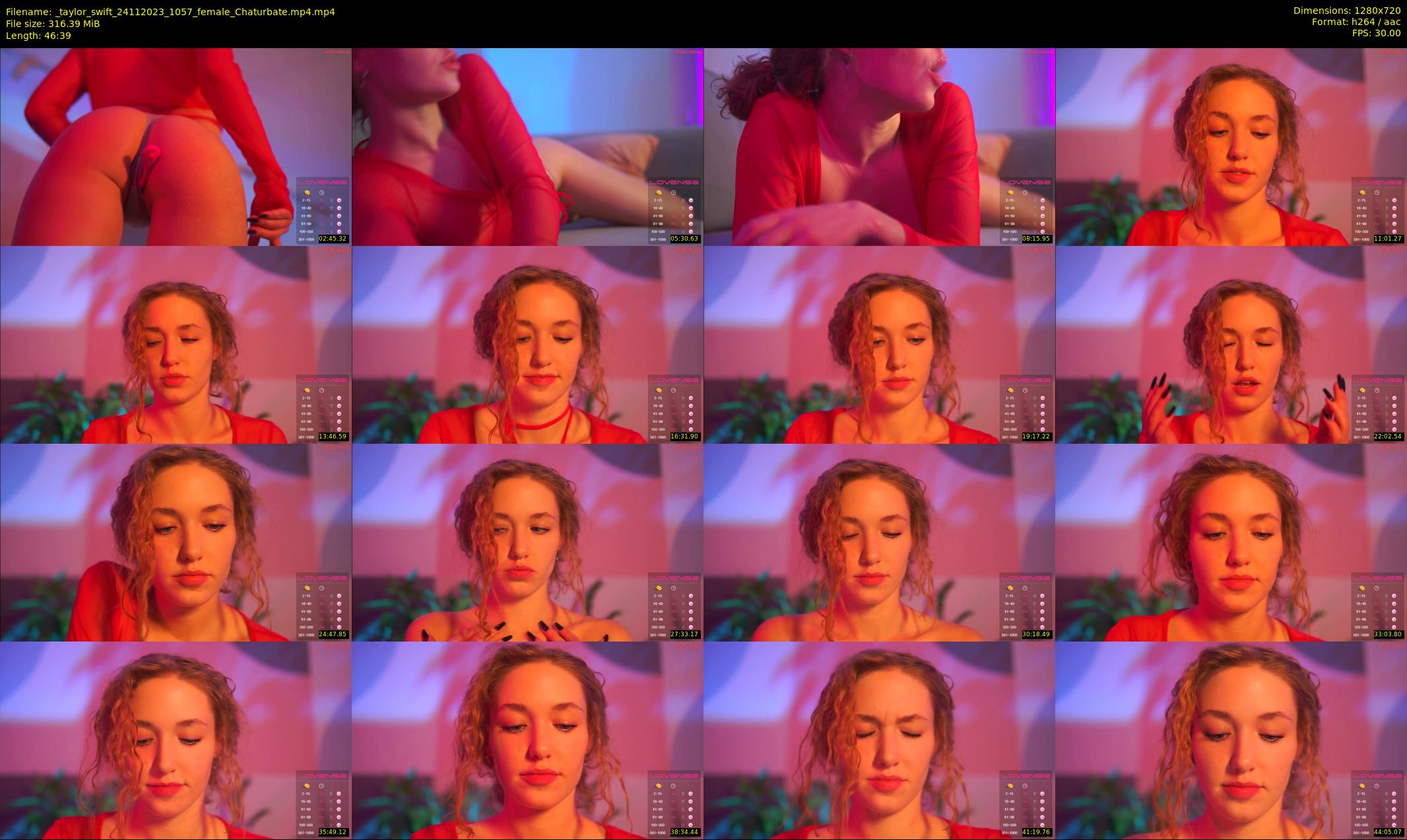 _taylor_swift — 47 minute Chaturbate female cam show recording, 720p, Nov 24, 2023