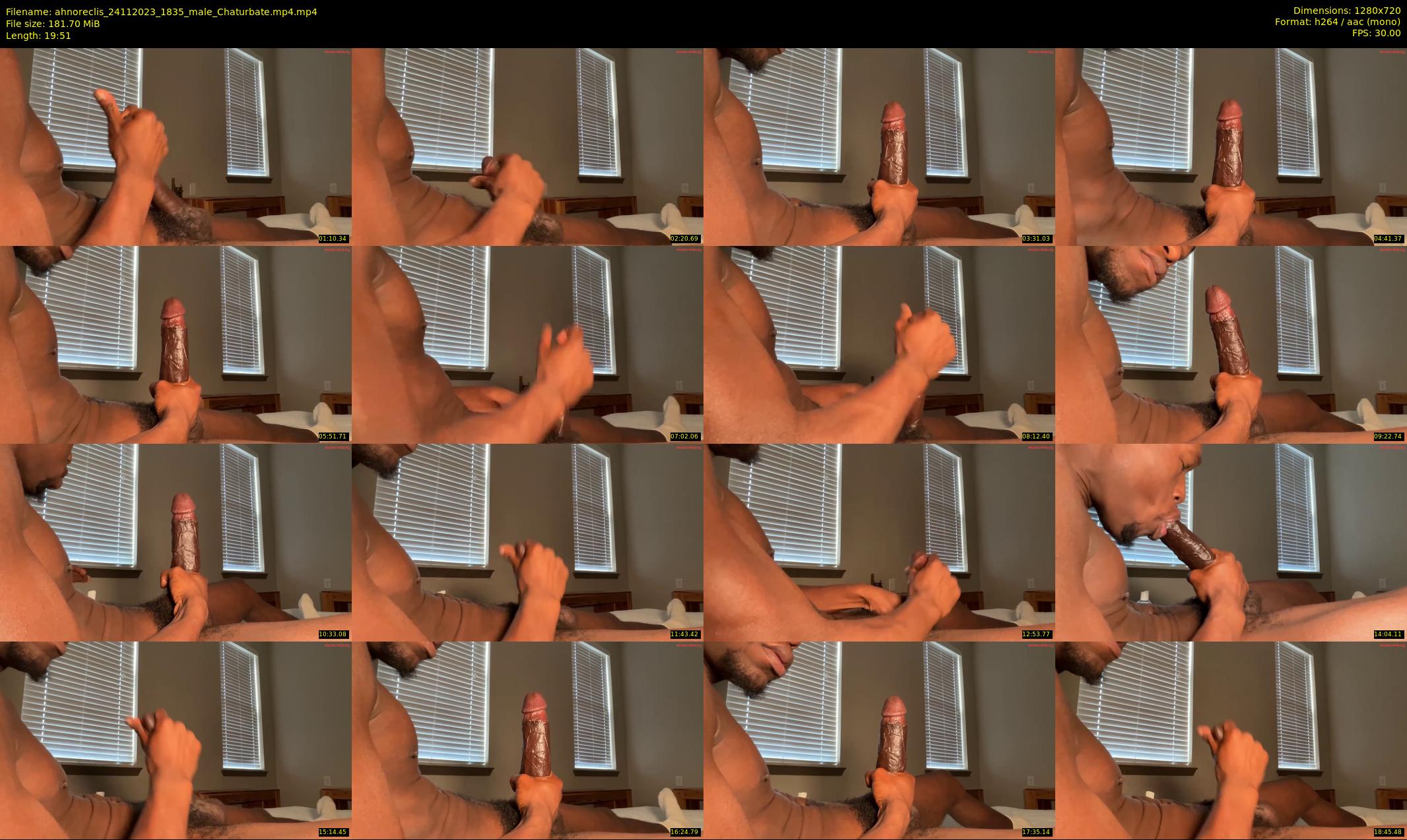 ahnoreclis — 20 minute Chaturbate male cam show recording, 720p, Nov 24, 2023