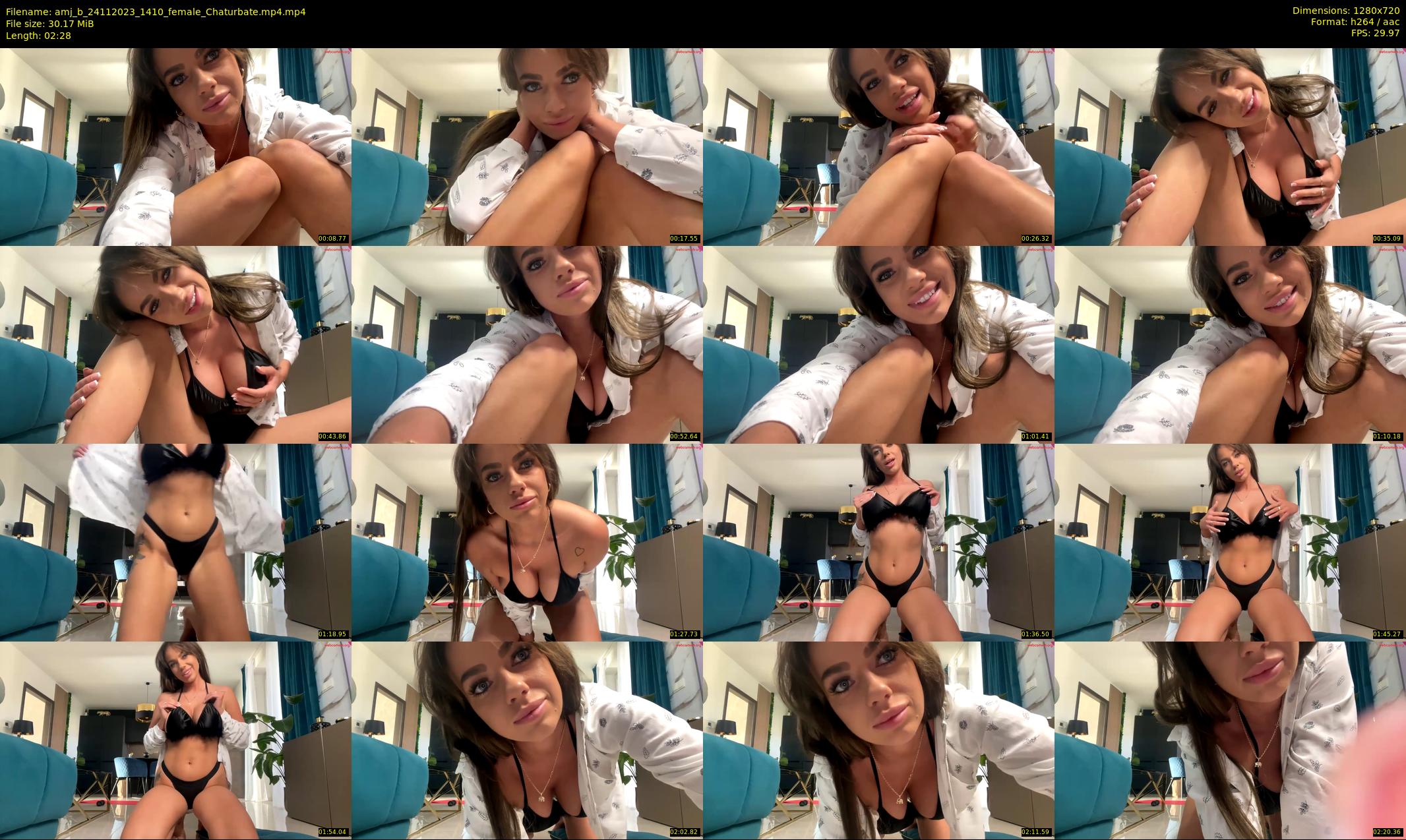 amj_b — 3 minute Chaturbate female cam show recording, 720p, Nov 24, 2023