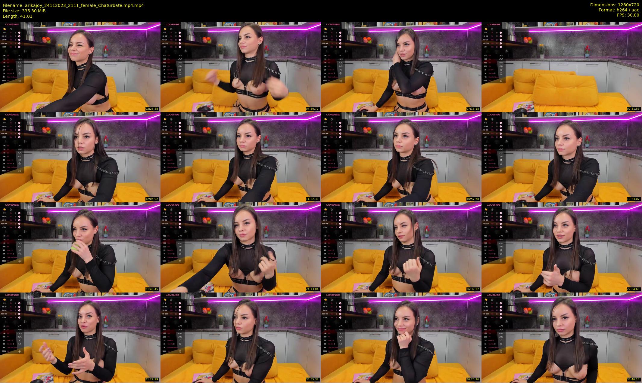 arikajoy — 42 minute Chaturbate female cam show recording, 720p, Nov 24, 2023