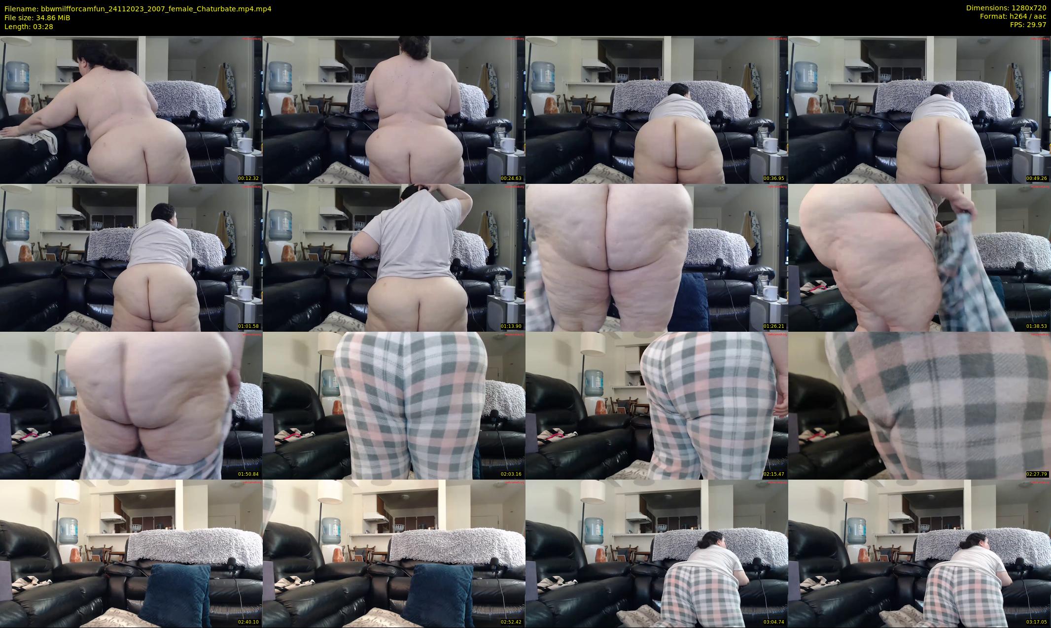 bbwmilfforcamfun — 4 minute Chaturbate female cam show recording, 720p, Nov 24, 2023