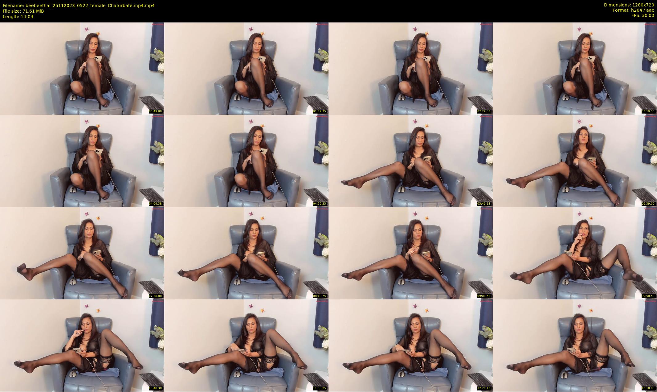 beebeethai — 15 minute Chaturbate female cam show recording, 720p, Nov 25, 2023