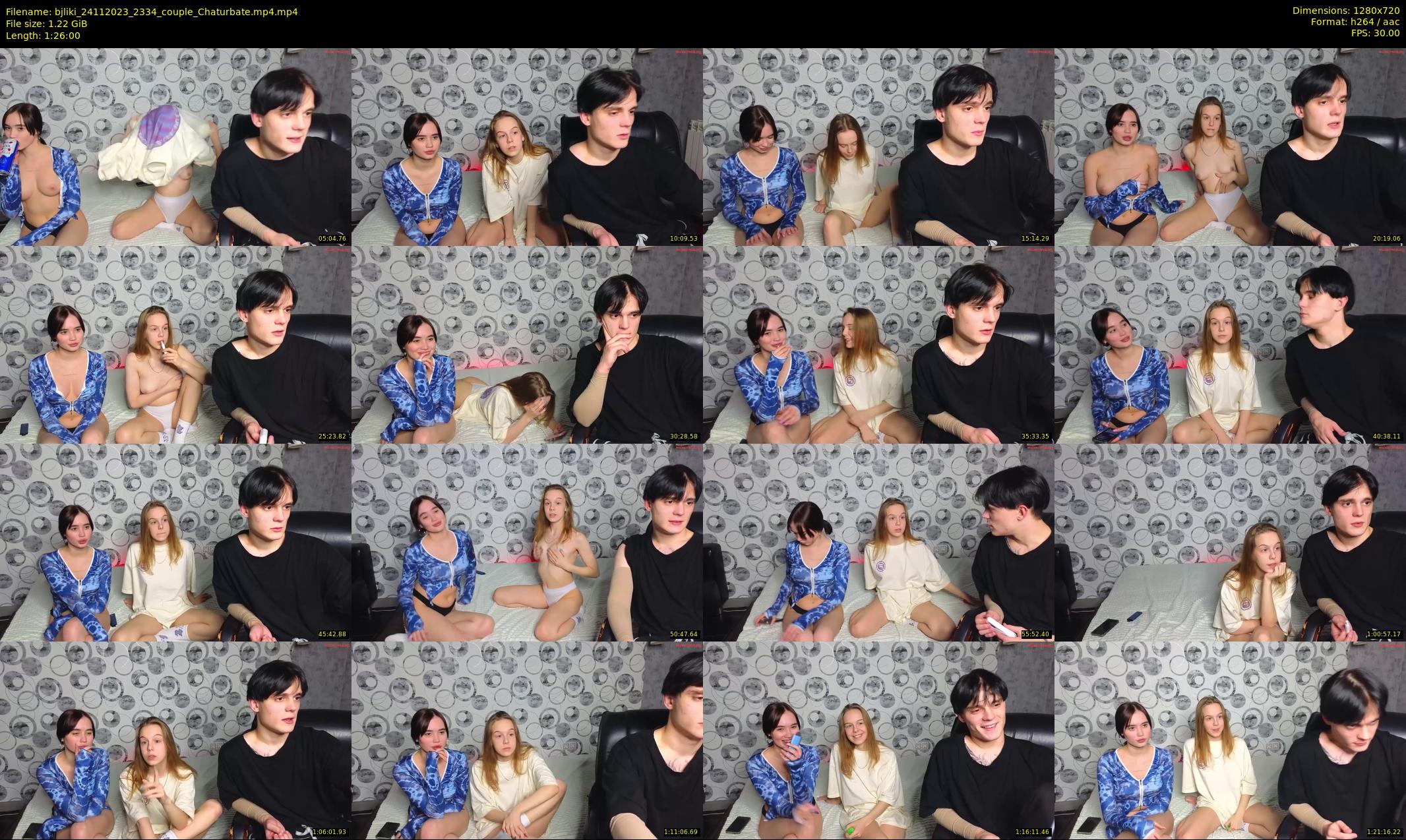 bjliki — 86 minute Chaturbate couple cam show recording, 720p, Nov 24, 2023