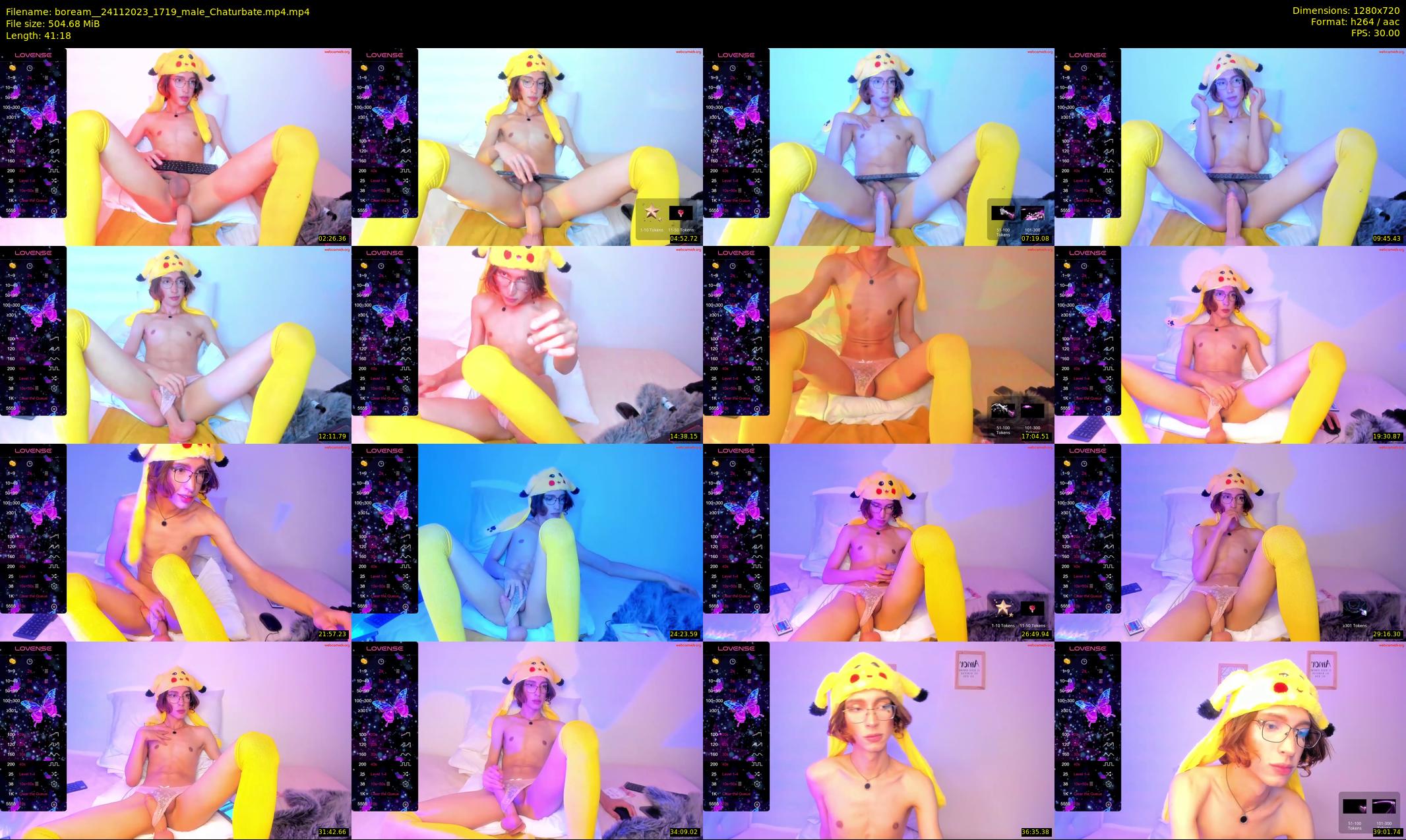 boream_ — 42 minute Chaturbate male cam show recording, 720p, Nov 24, 2023