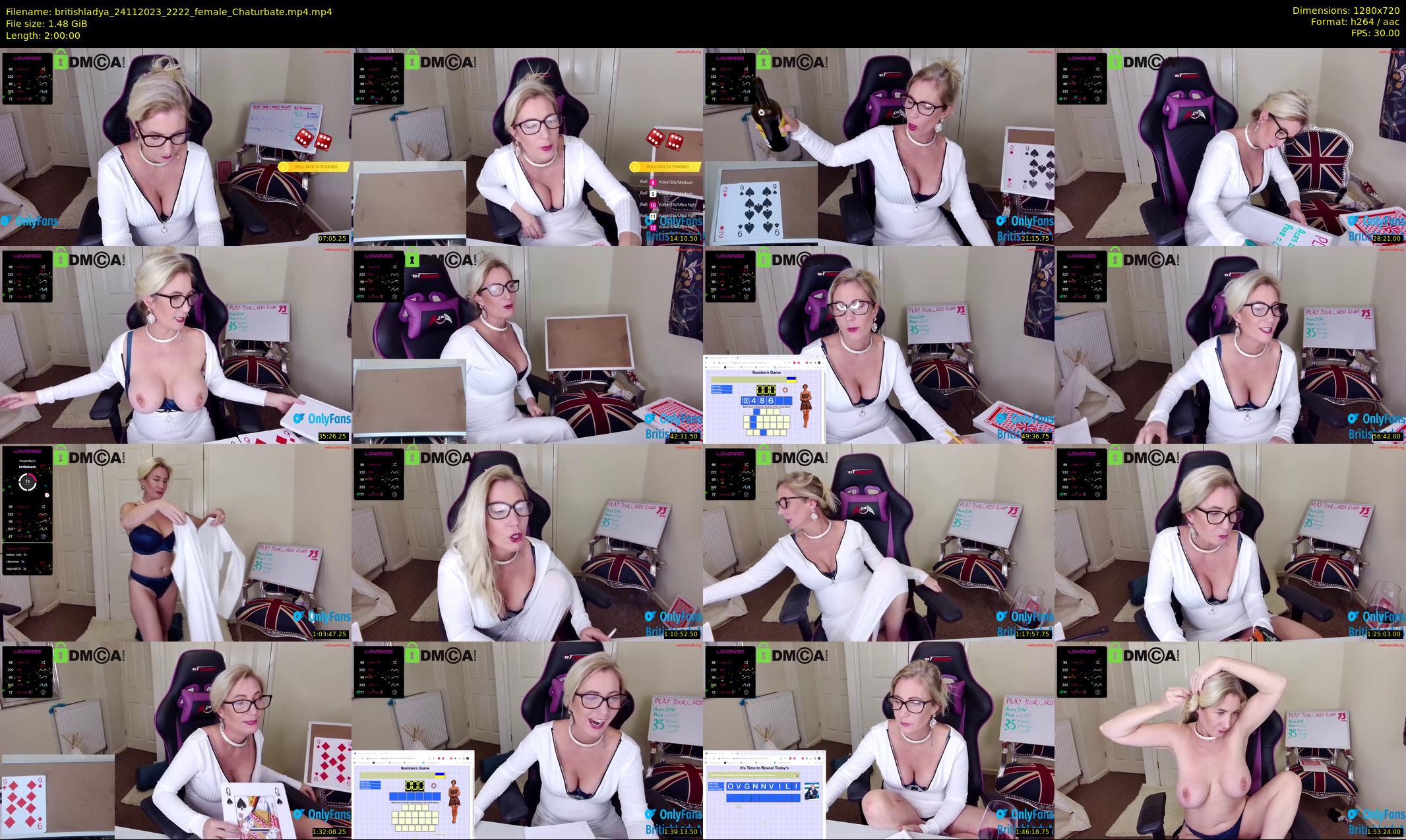 britishladya — 120 minute Chaturbate female cam show recording, 720p, Nov 24, 2023