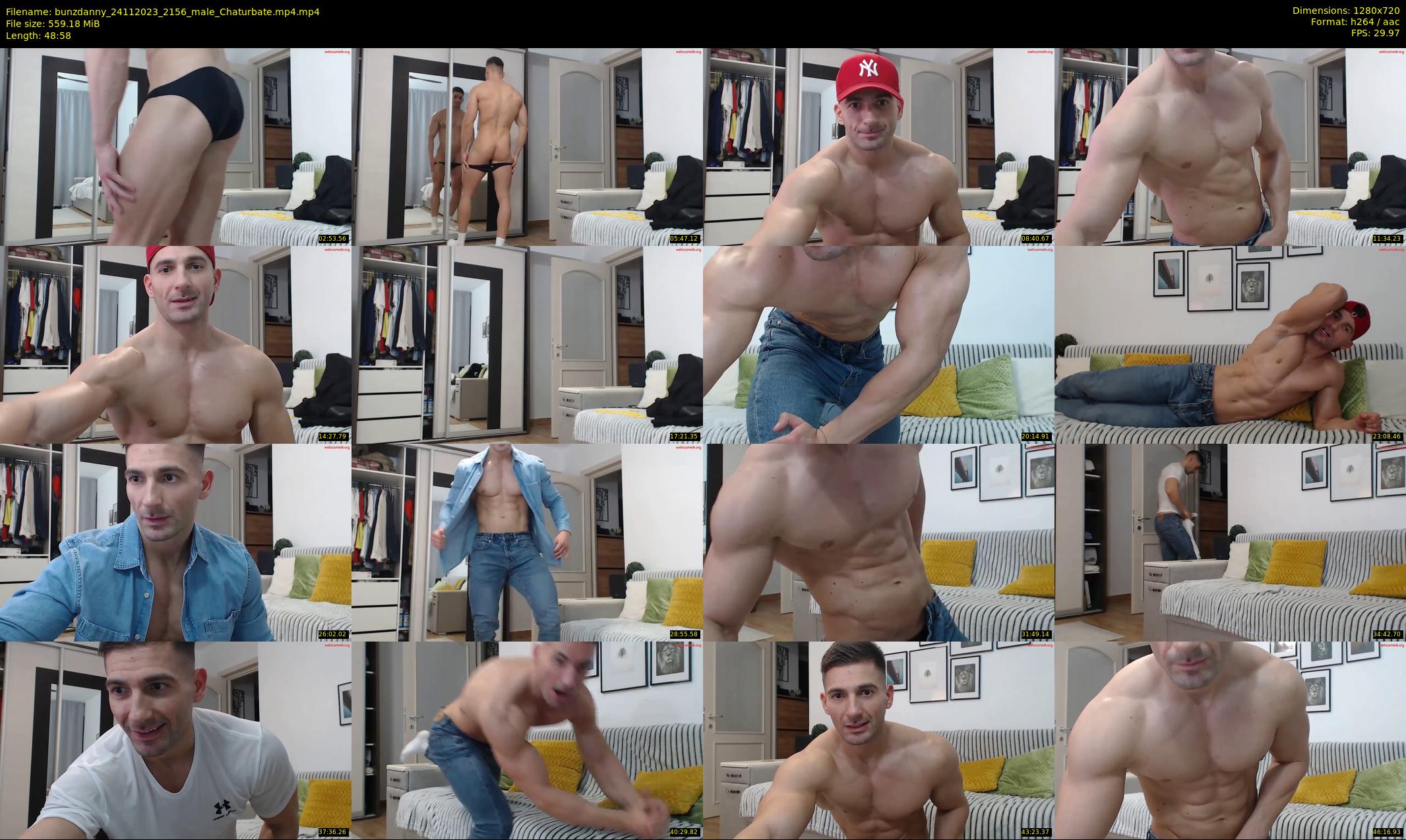 bunzdanny — 49 minute Chaturbate male cam show recording, 720p, Nov 24, 2023