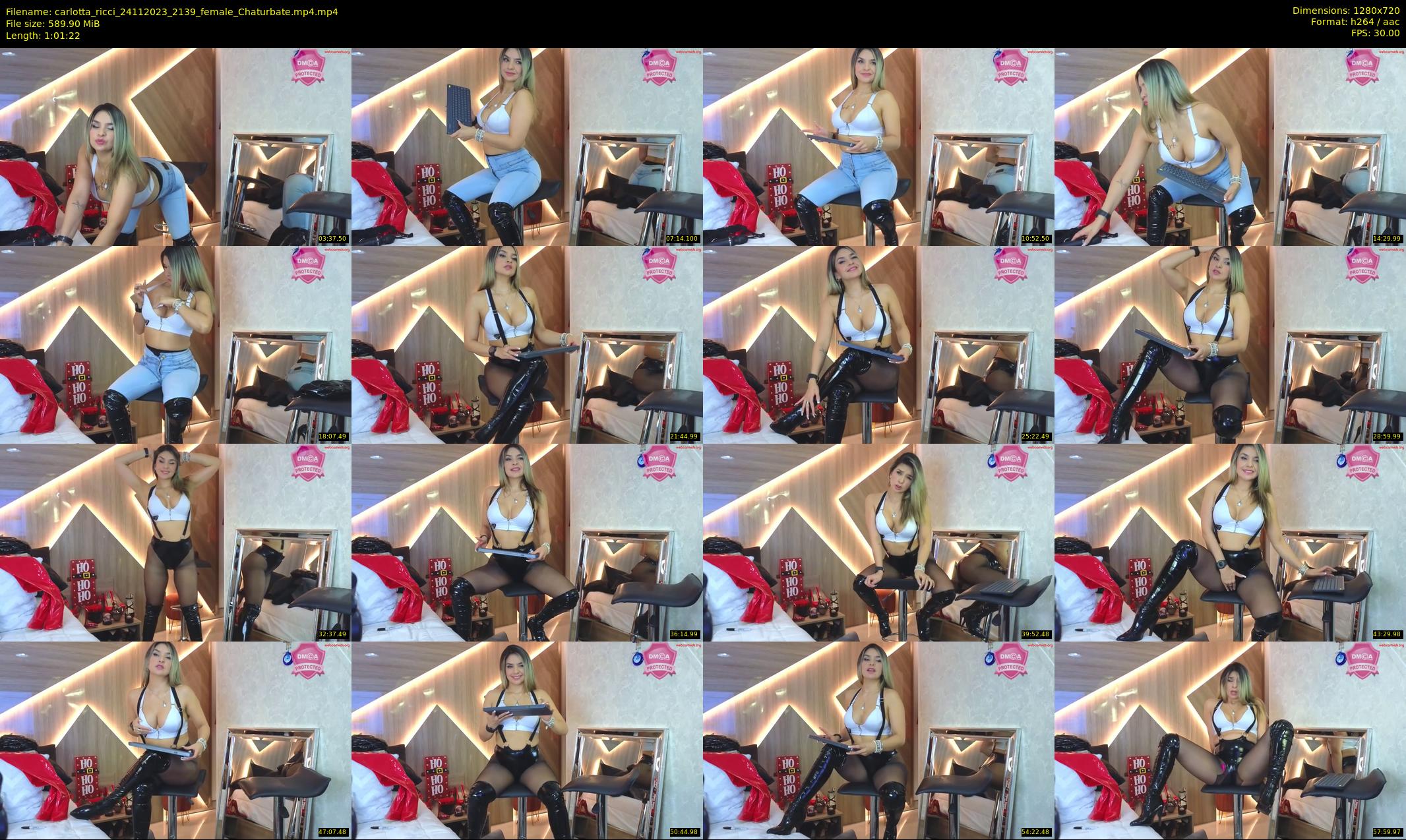 carlotta_ricci — 62 minute Chaturbate female cam show recording, 720p, Nov 24, 2023