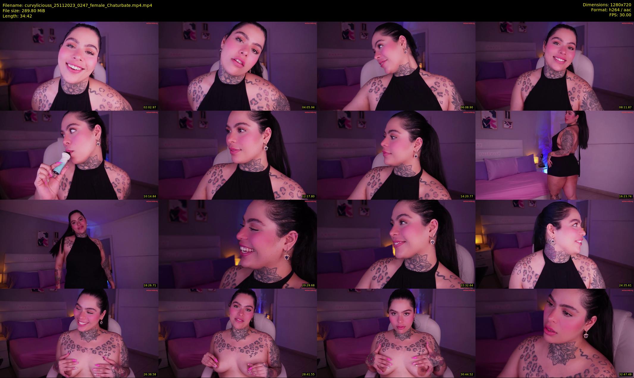 curvyliciouss — 35 minute Chaturbate female cam show recording, 720p, Nov 25, 2023