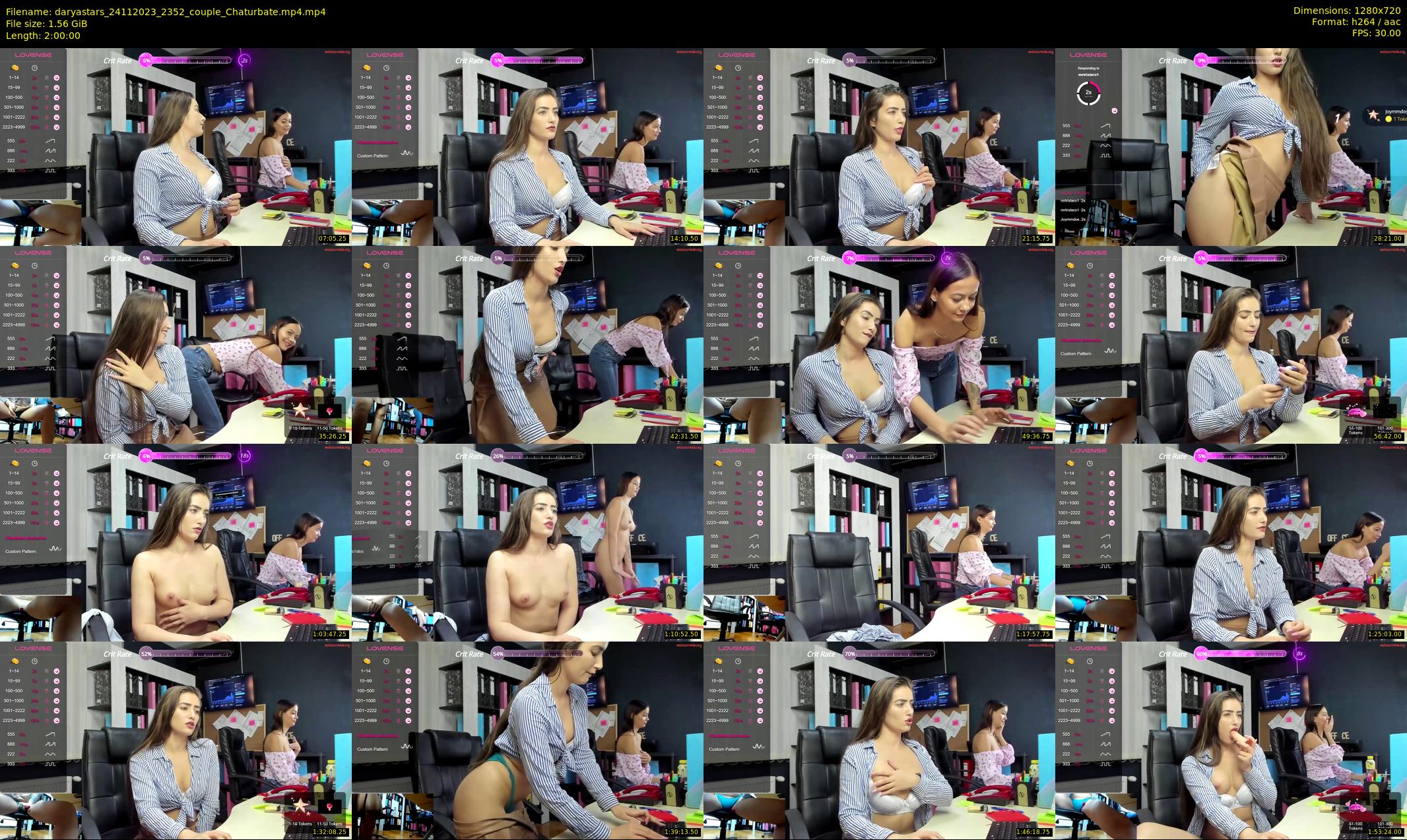 daryastars — 120 minute Chaturbate couple cam show recording, 720p, Nov 24, 2023